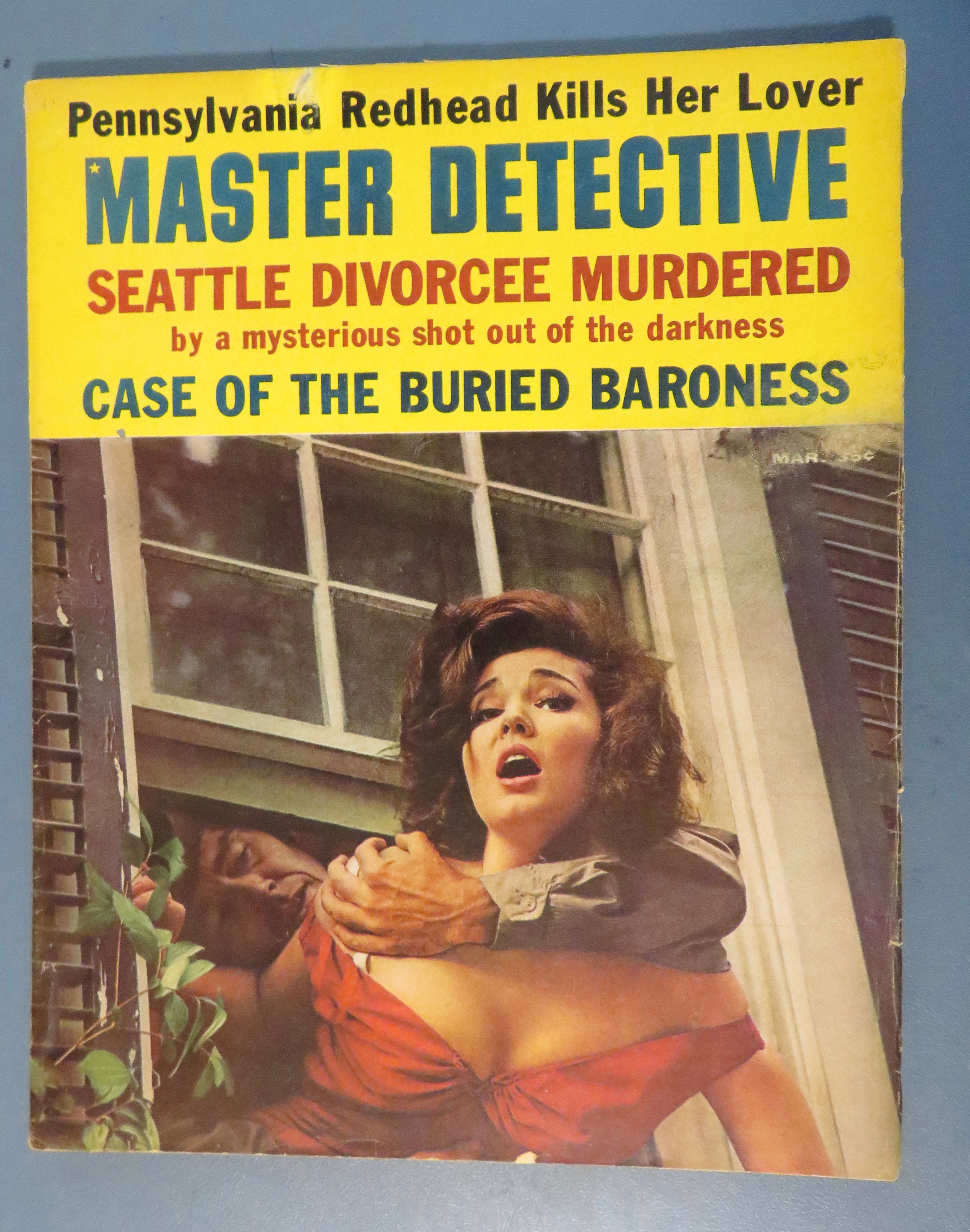 Master Detective Magazine March 1964 Buried Baroness