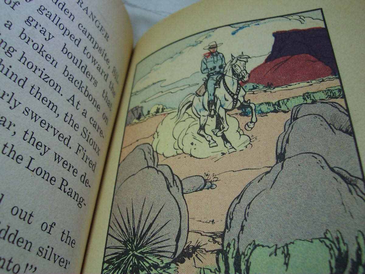 Lone Ranger Outwits Crazy Cougar Big Little Book 1968