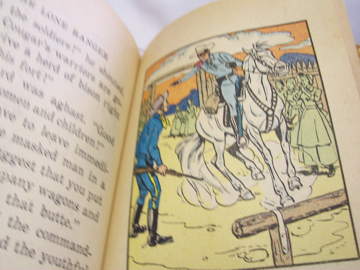 Lone Ranger Outwits Crazy Cougar Big Little Book 1968