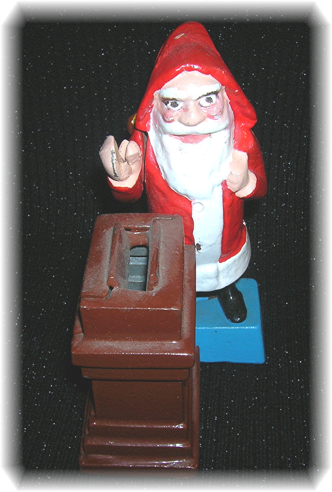 Cast Iron Santa Claus Money Bank Taiwan