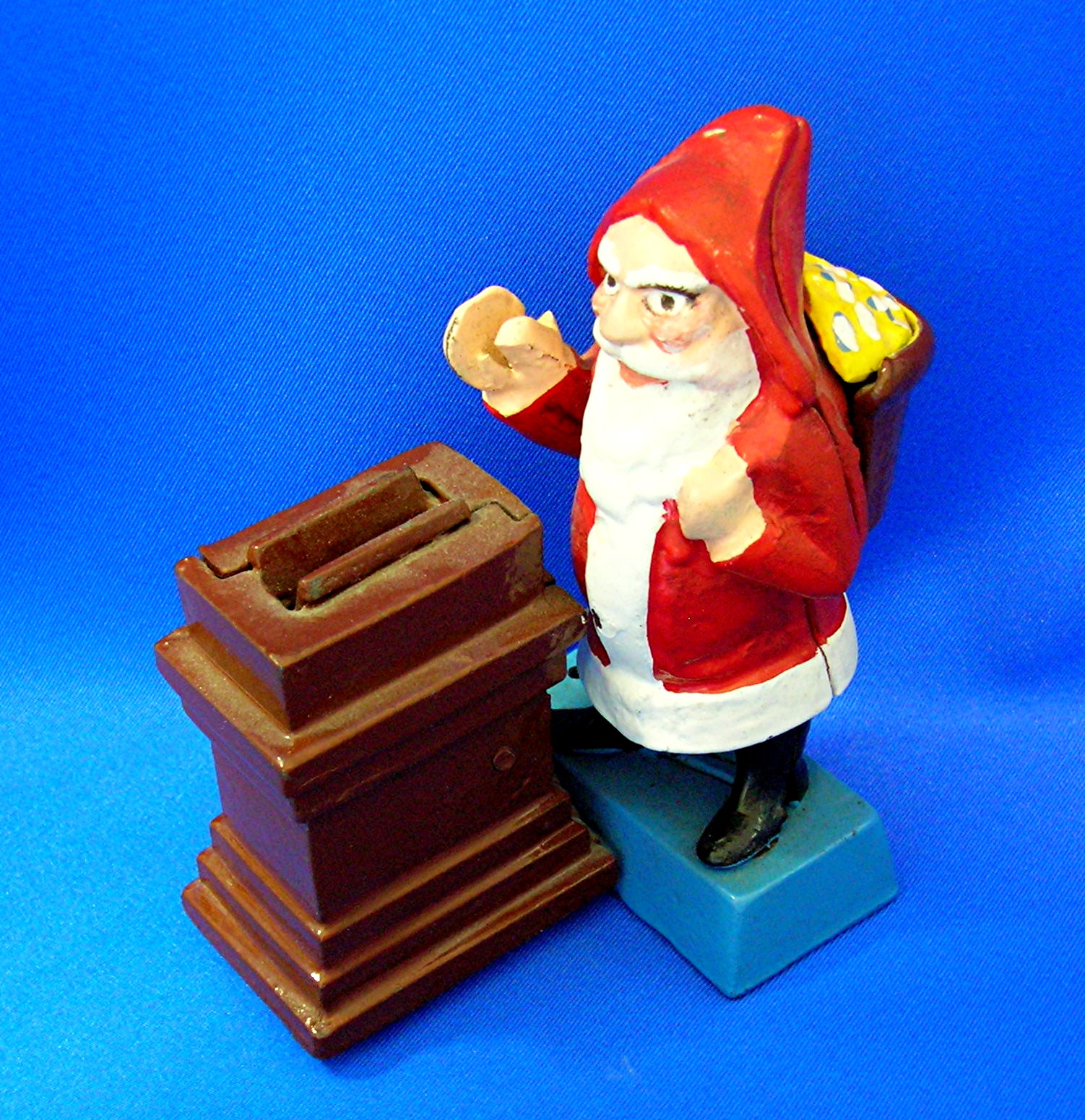 Cast Iron Santa Claus Money Bank Taiwan