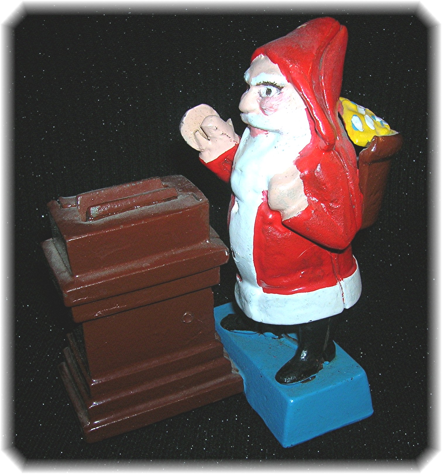 Cast Iron Santa Claus Money Bank Taiwan