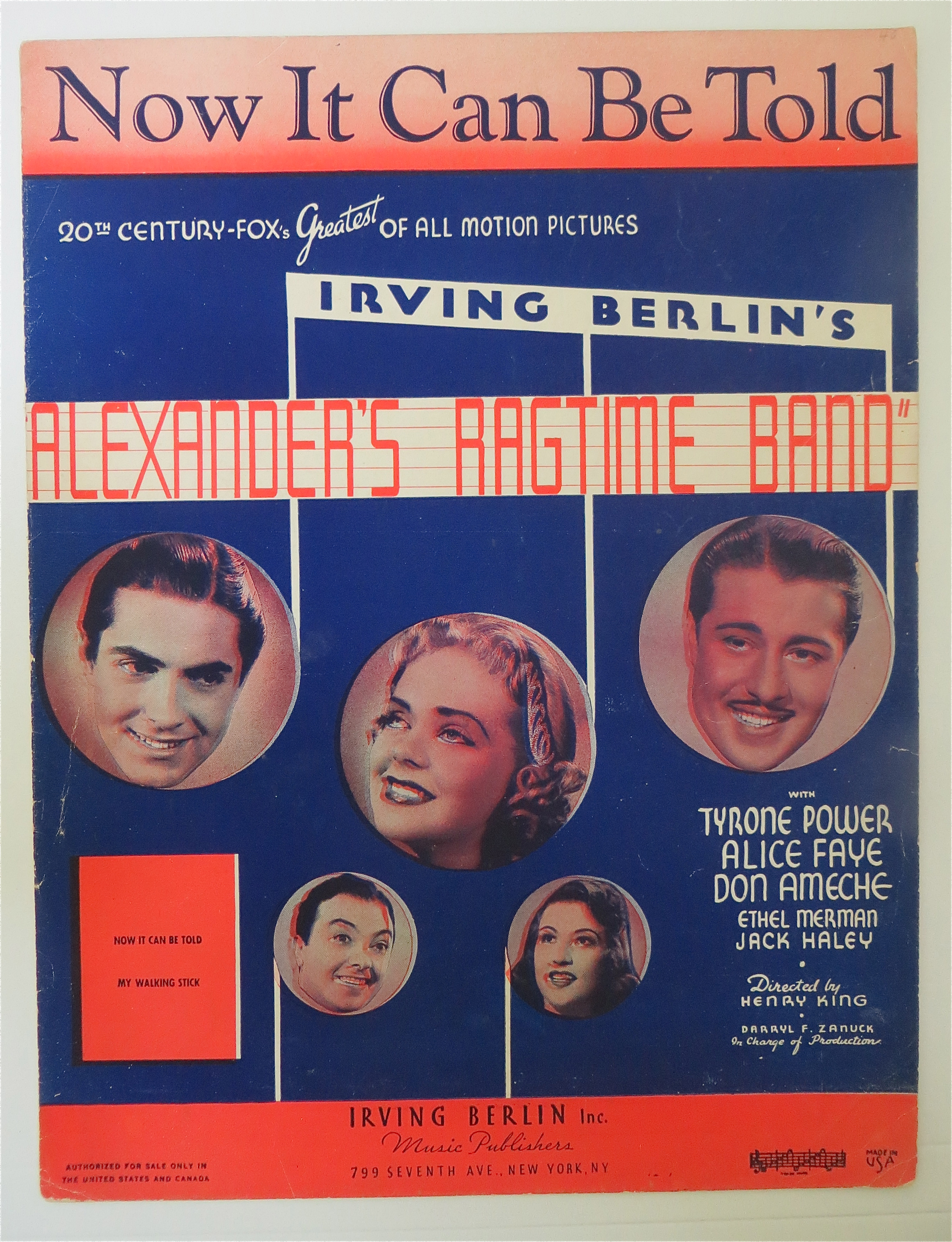 1938 Now It Can Be Told with Tyrone Power & Alice Faye