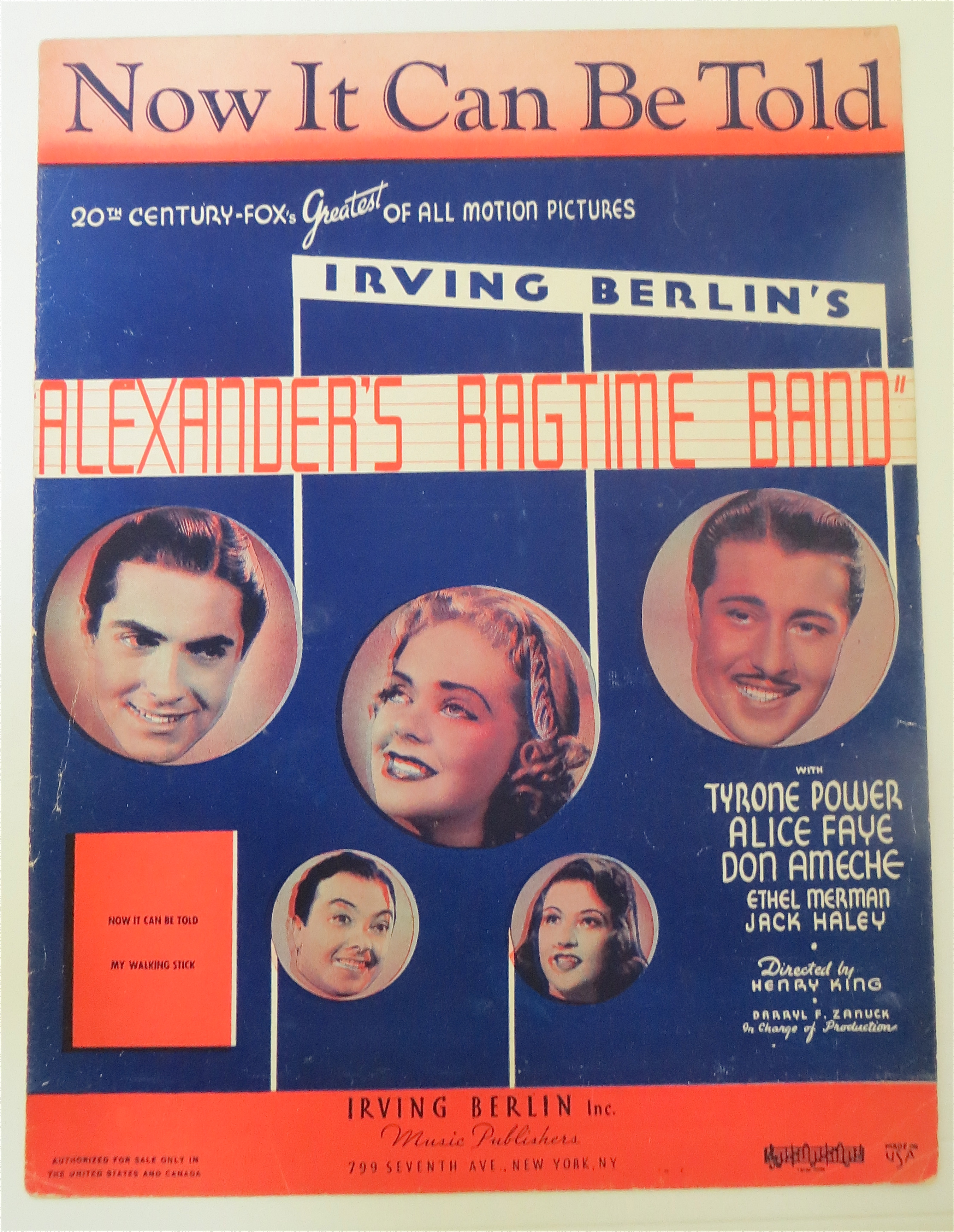 1938 Now It Can Be Told with Tyrone Power & Alice Faye