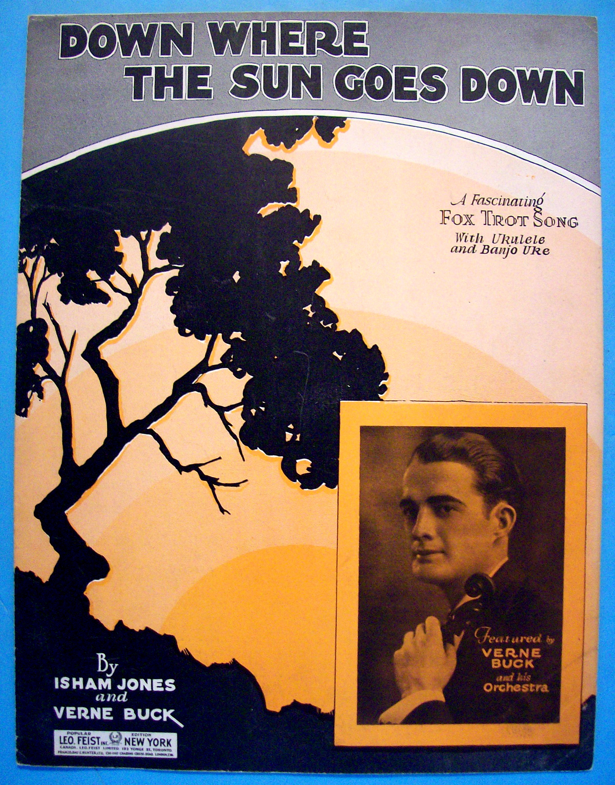 1928 Down Where The Sun Goes Down (Verne Buck Cover)