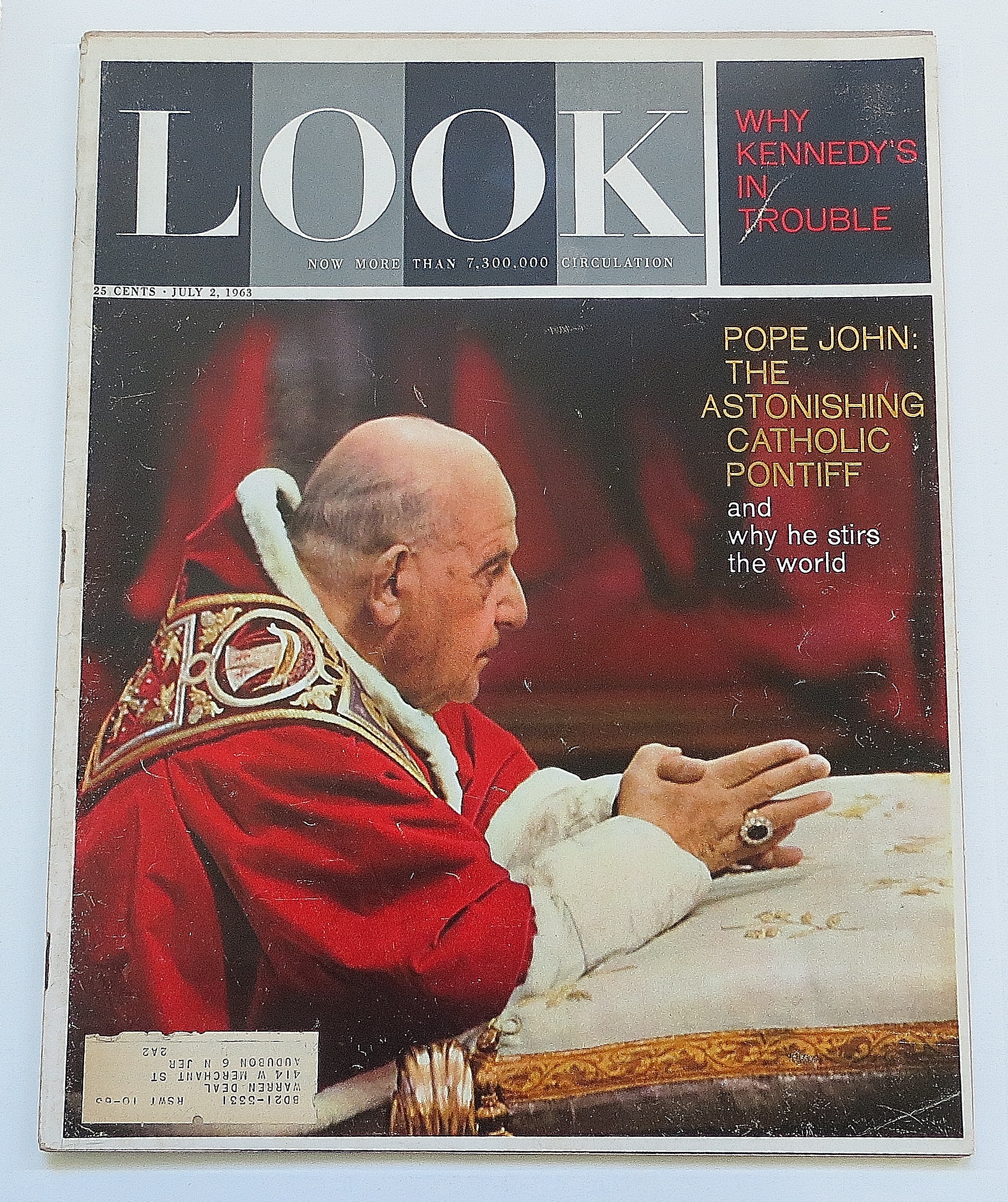 Look Magazine July 2, 1963 Pope John