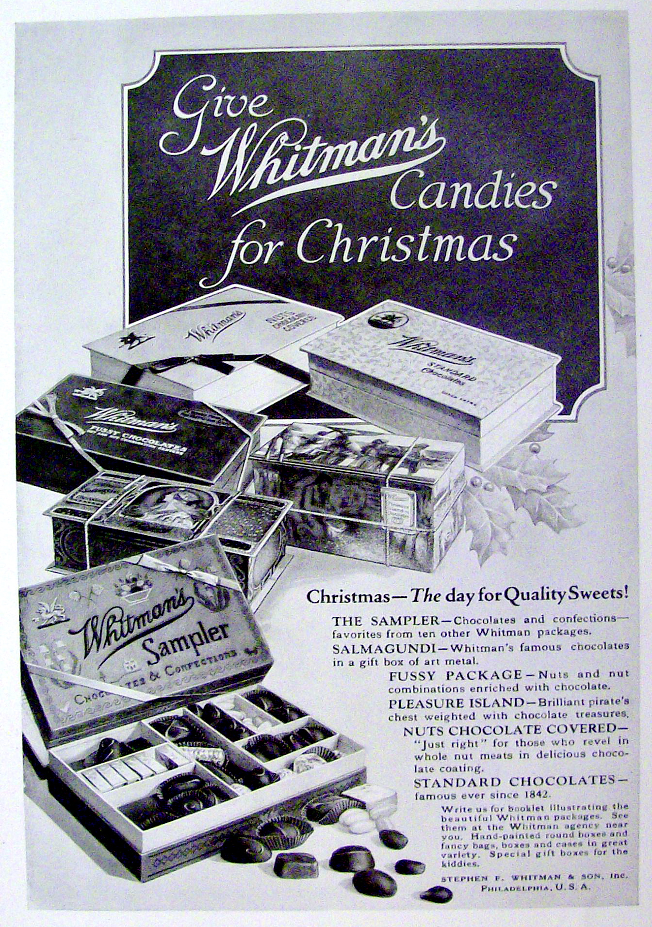 1923 Whitman's Candies