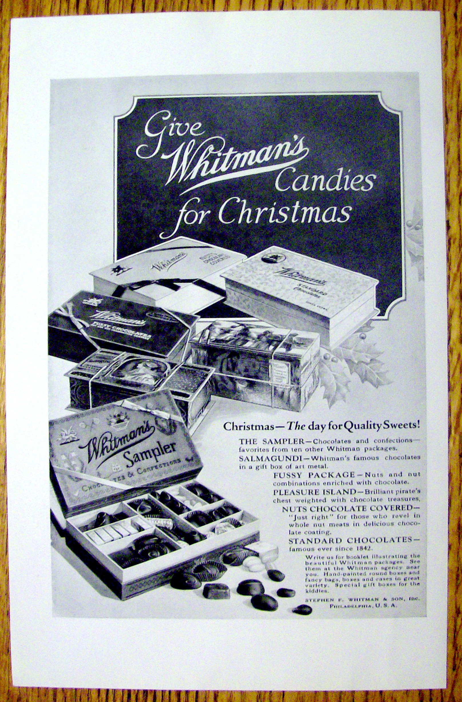 1923 Whitman's Candies