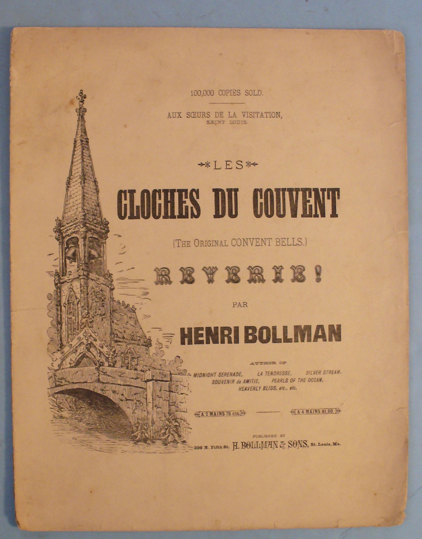 1877 Cloches Du Couvent by Henri Bollman