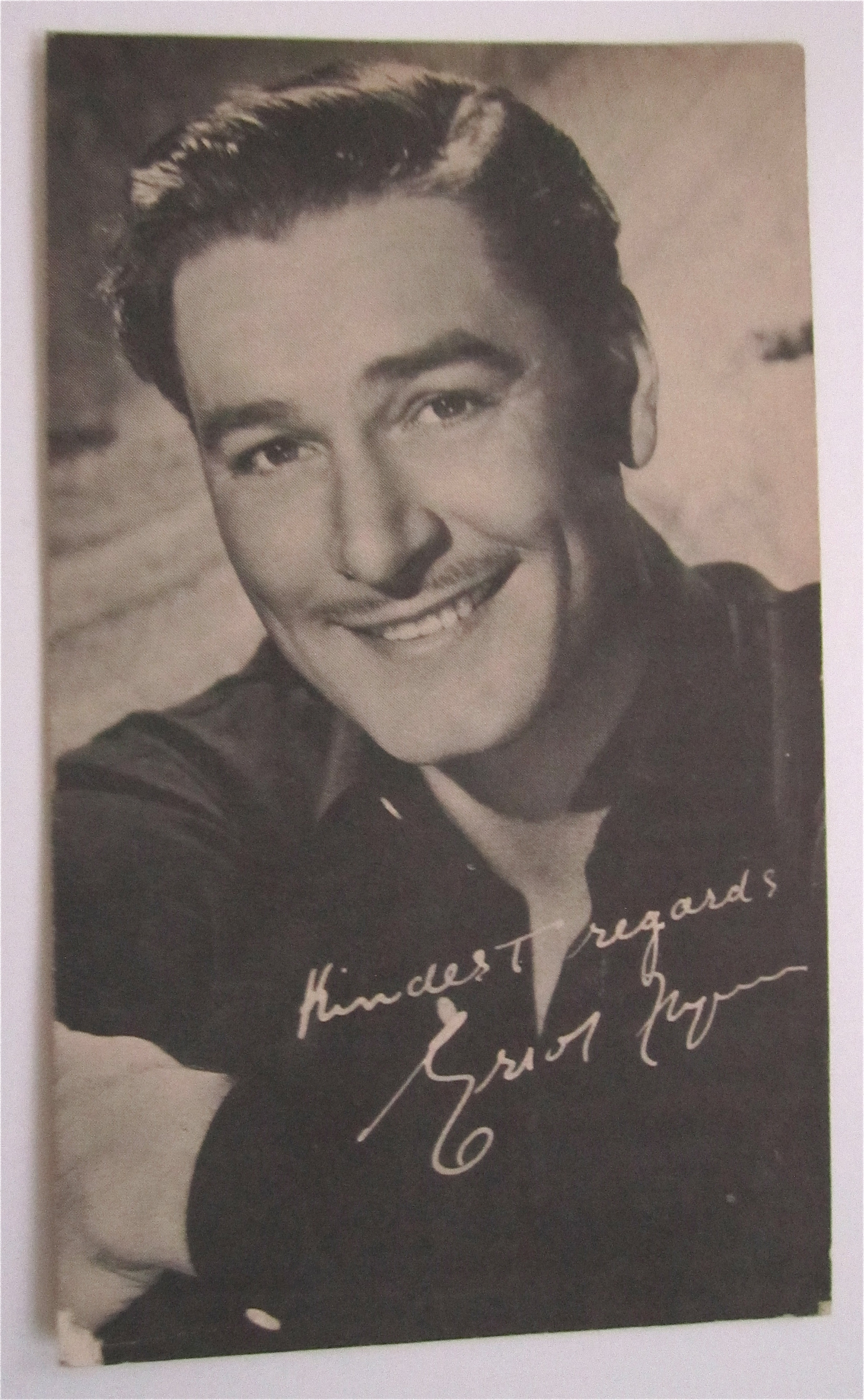 Errol Flynn Postcard