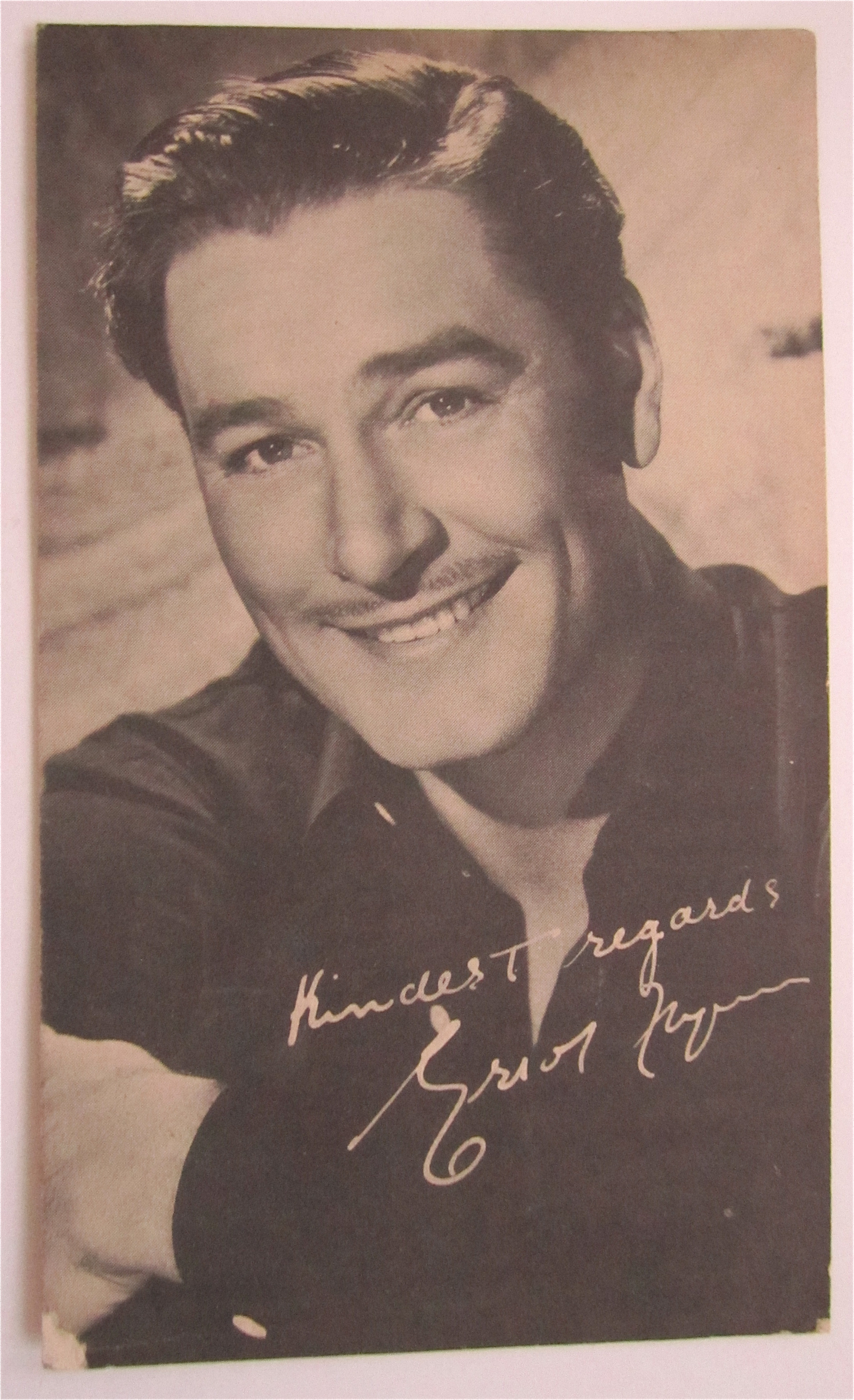 Errol Flynn Postcard