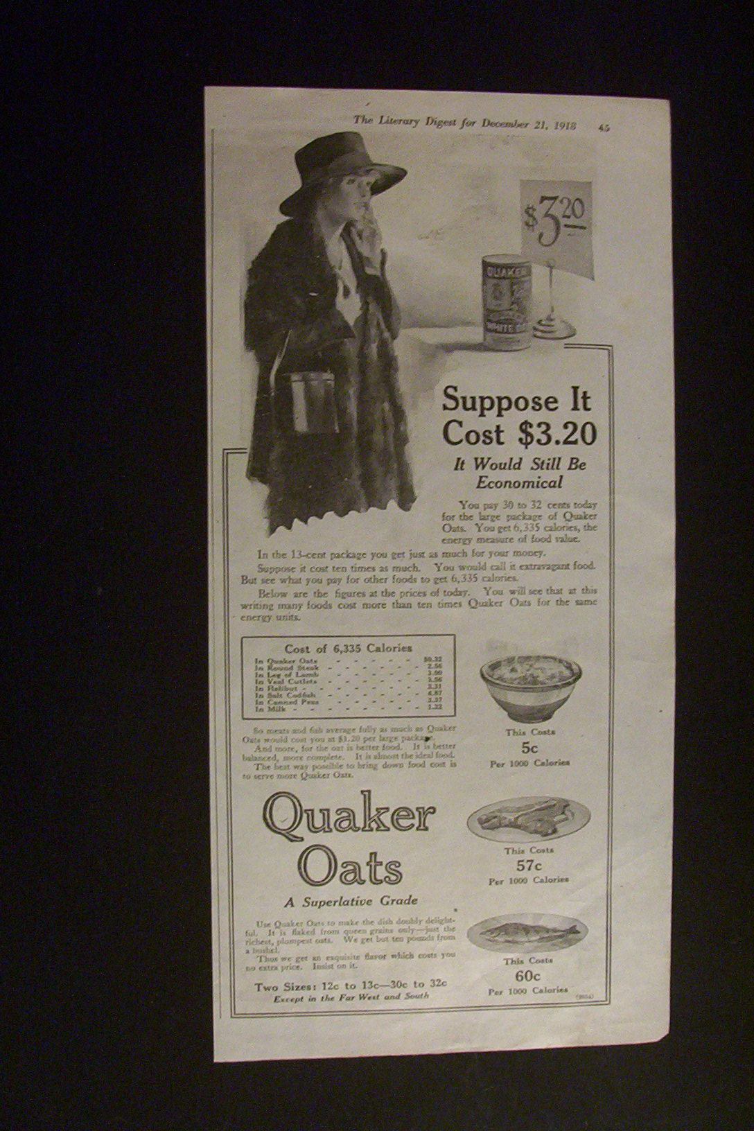 1918 Quaker Oats