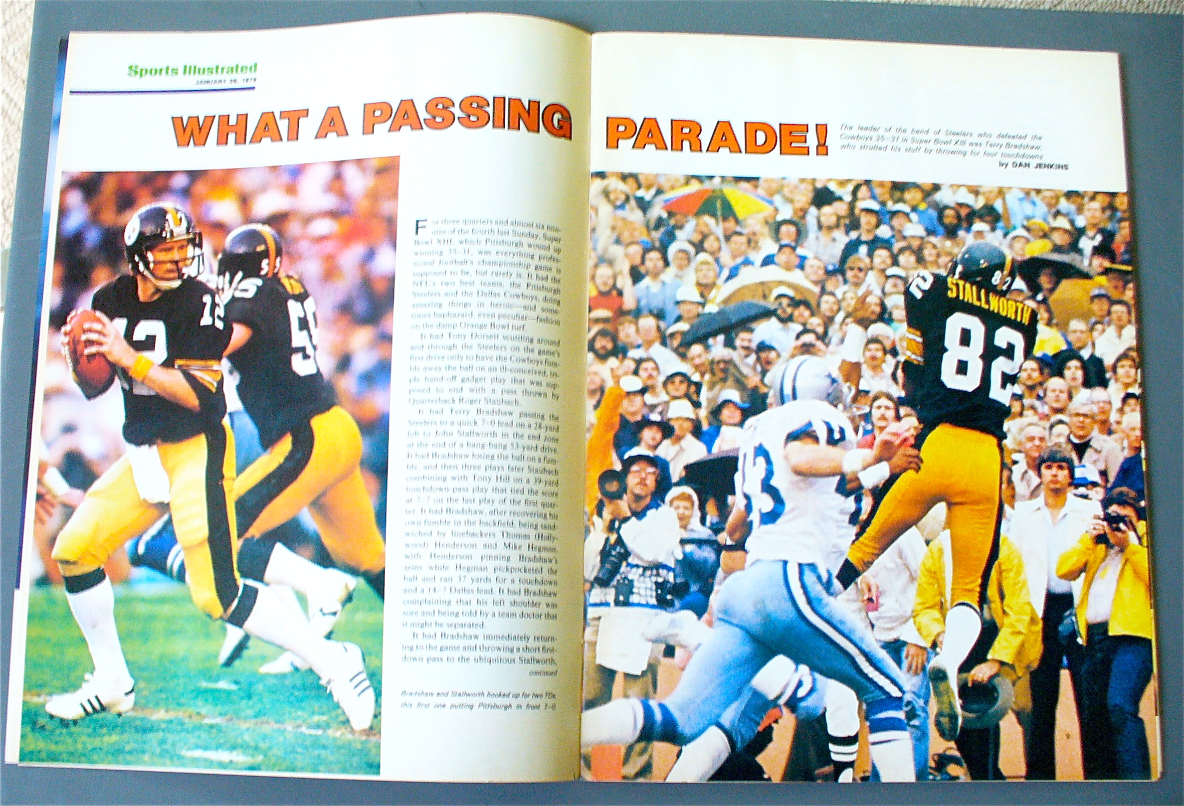 Sport Illustrated January 29, 1979 Bleier & Steelers