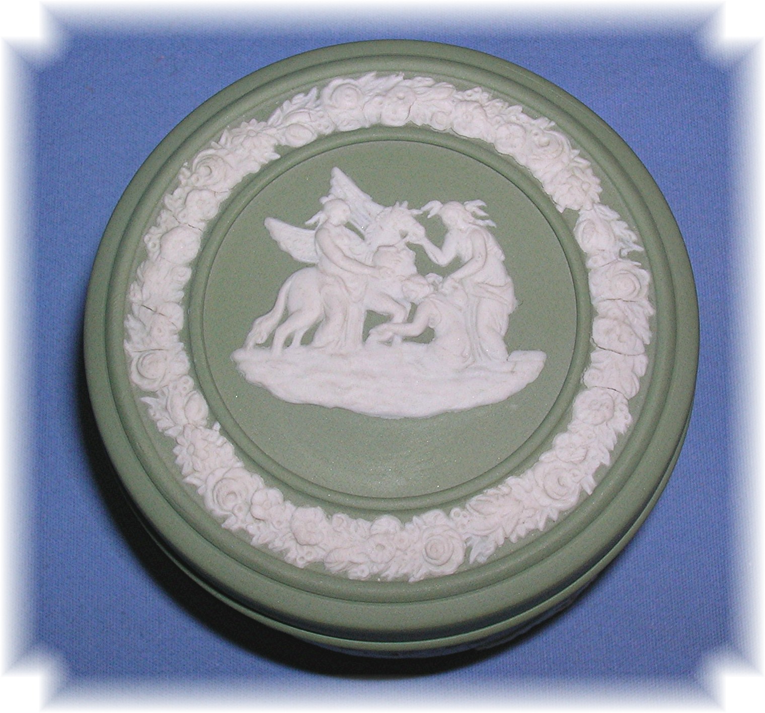 Discontinued Green Wedgewood Lidded Box