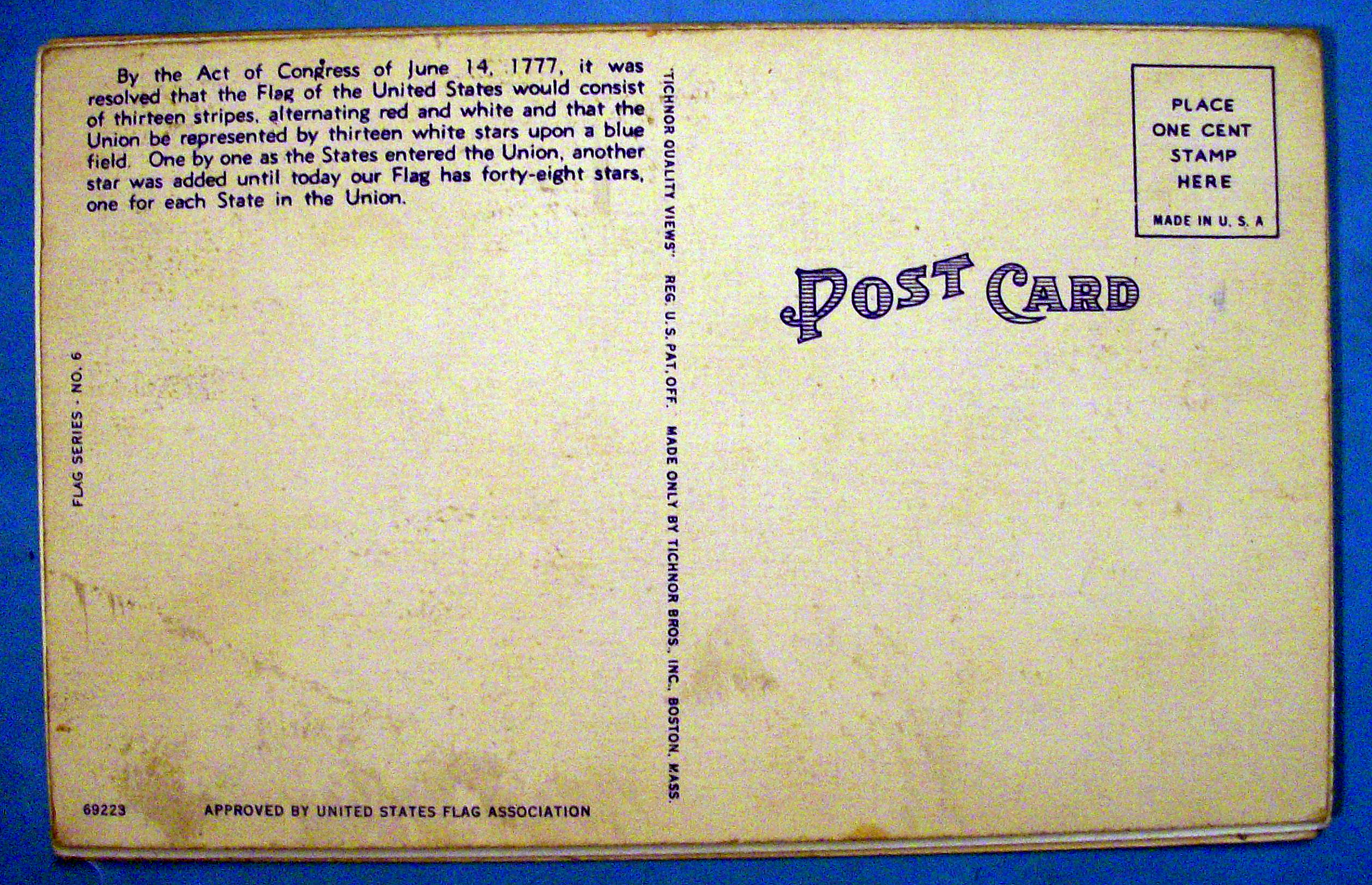Lincoln's Address Postcard