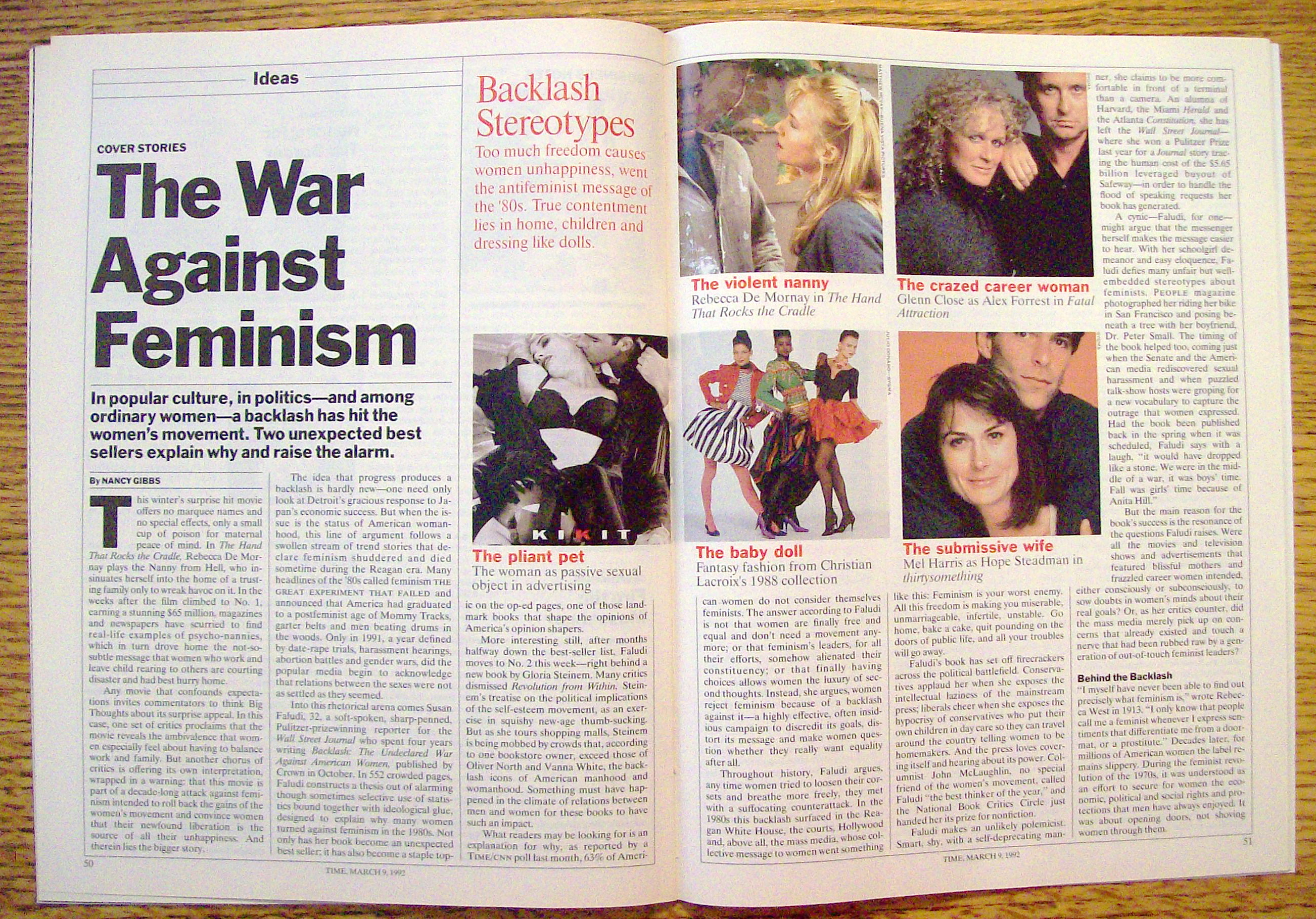 Time Magazine-March 9, 1992-Feminism