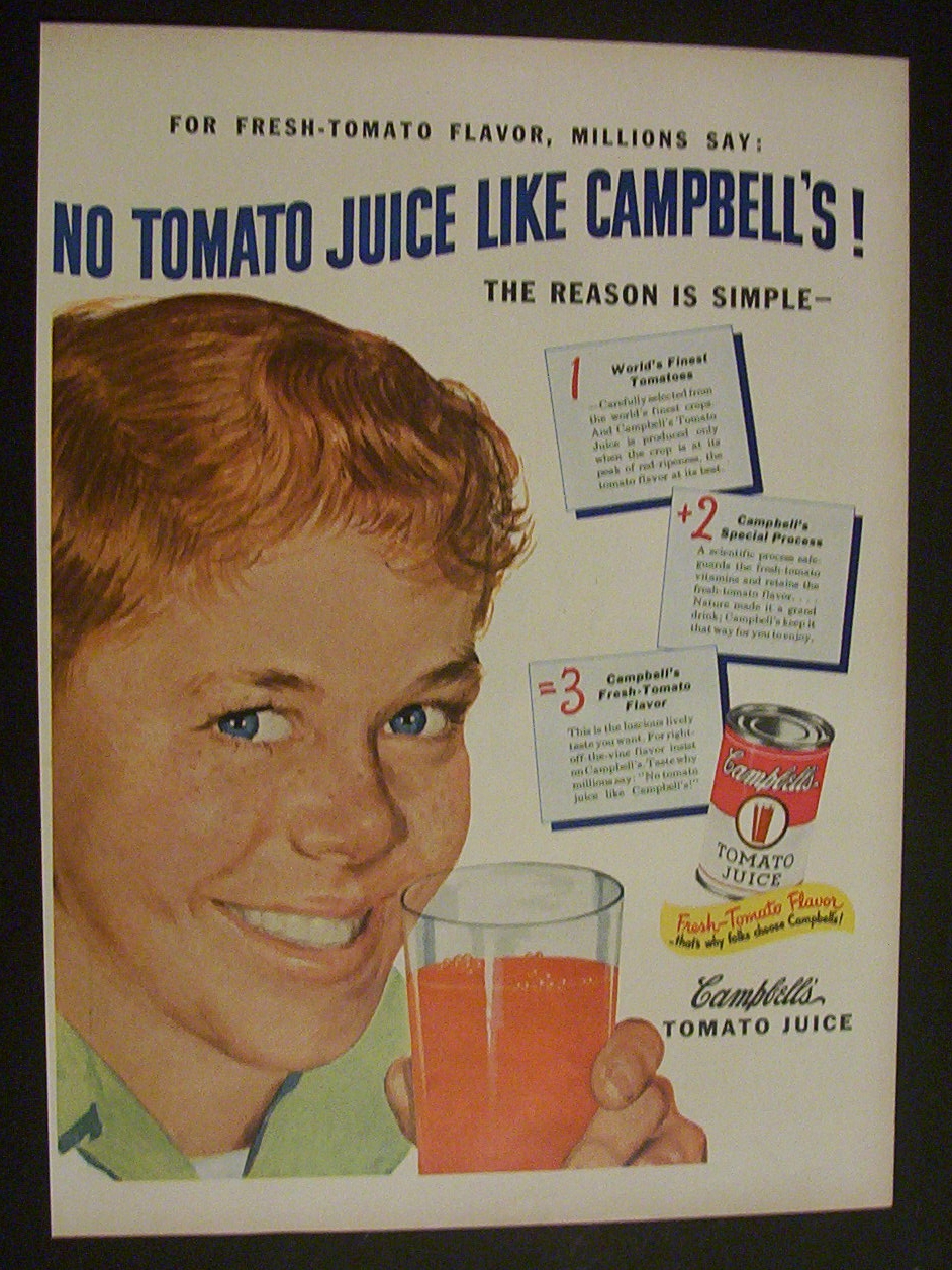 1950  Campbell's  Tomato  Juice