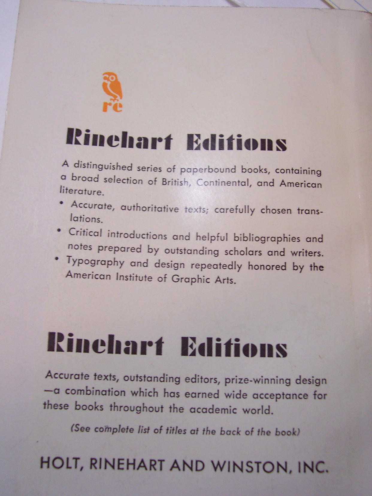 Book, McTeague by Frank Norris, 1950