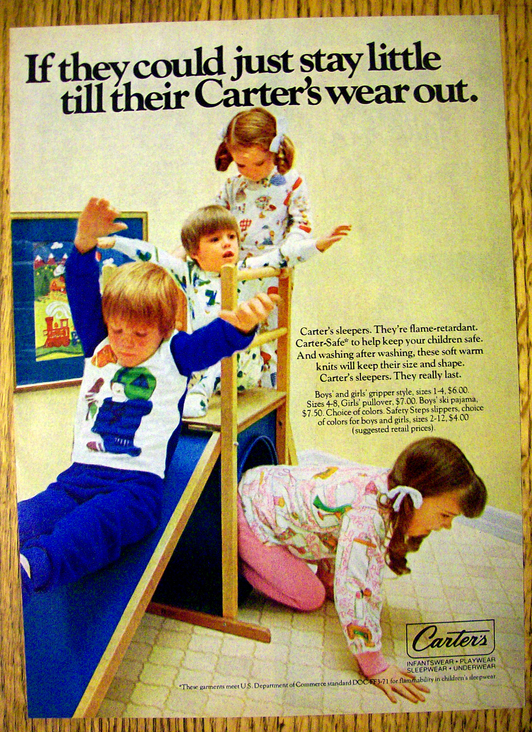 1974 Carter Sleepers with Children Playing
