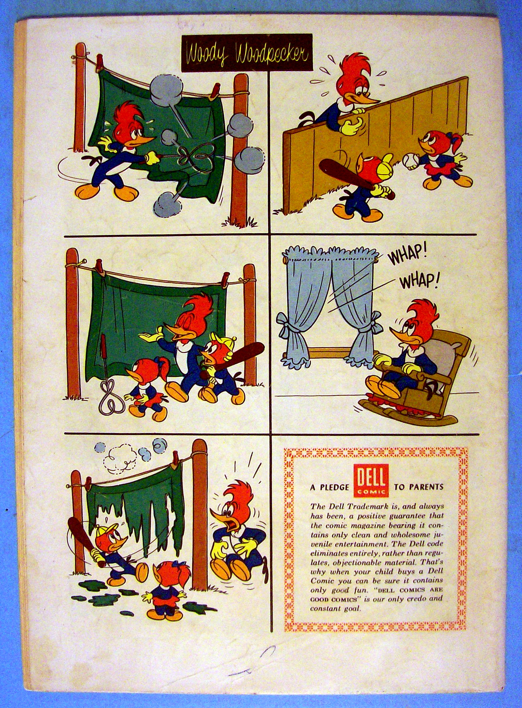 Woody Woodpecker Comic #34 December 1956 Duck Catcher