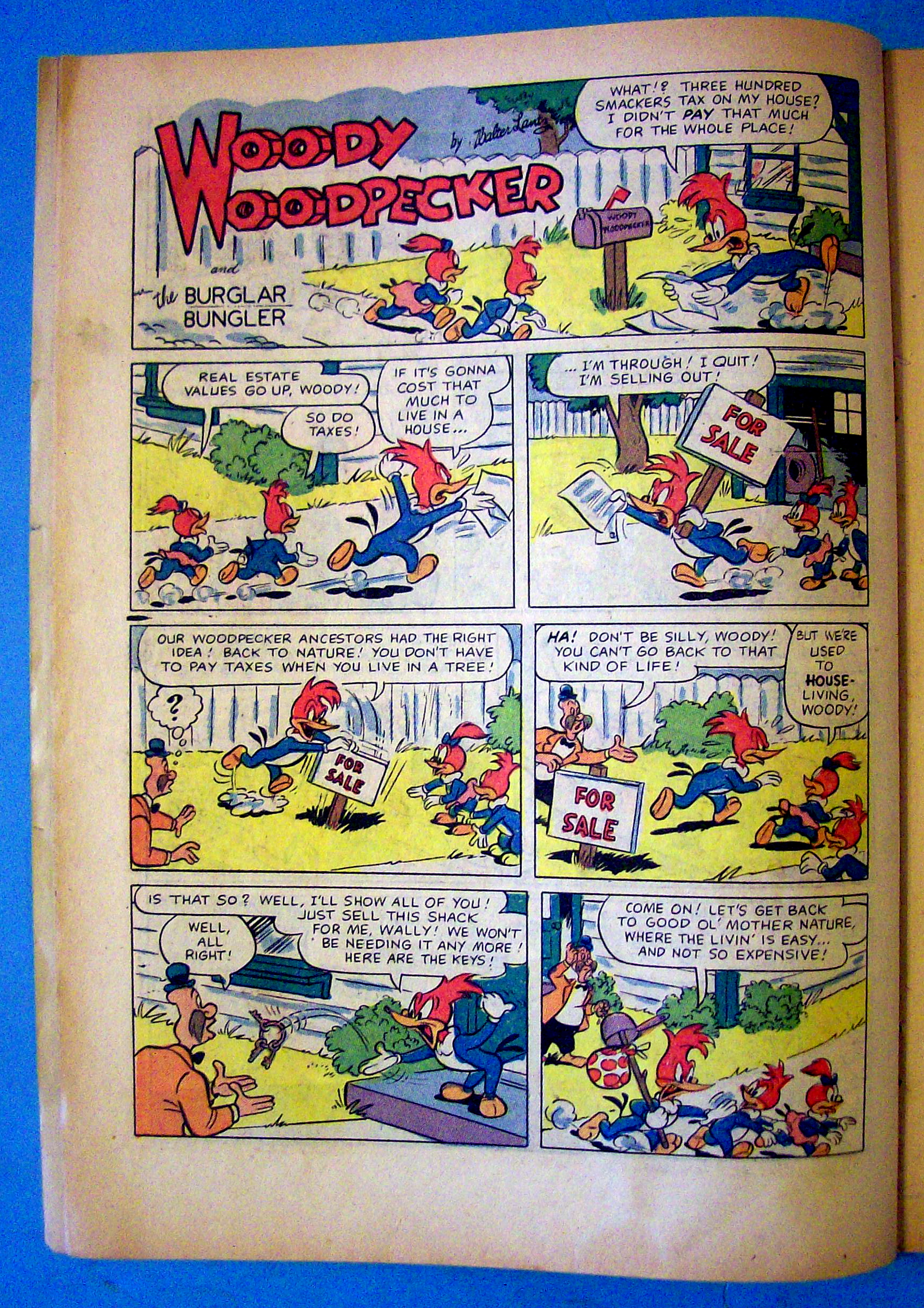 Woody Woodpecker Comic #34 December 1956 Duck Catcher