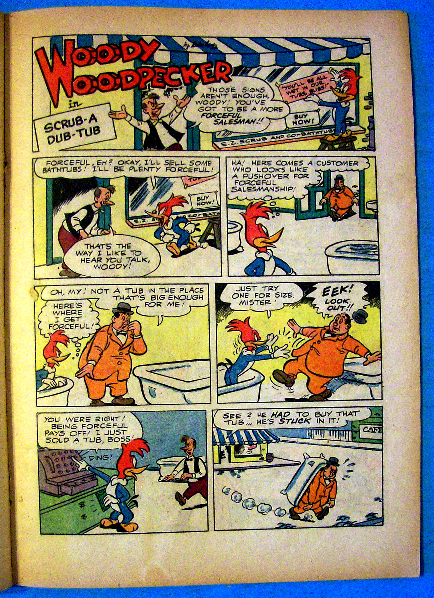 Woody Woodpecker Comic #34 December 1956 Duck Catcher