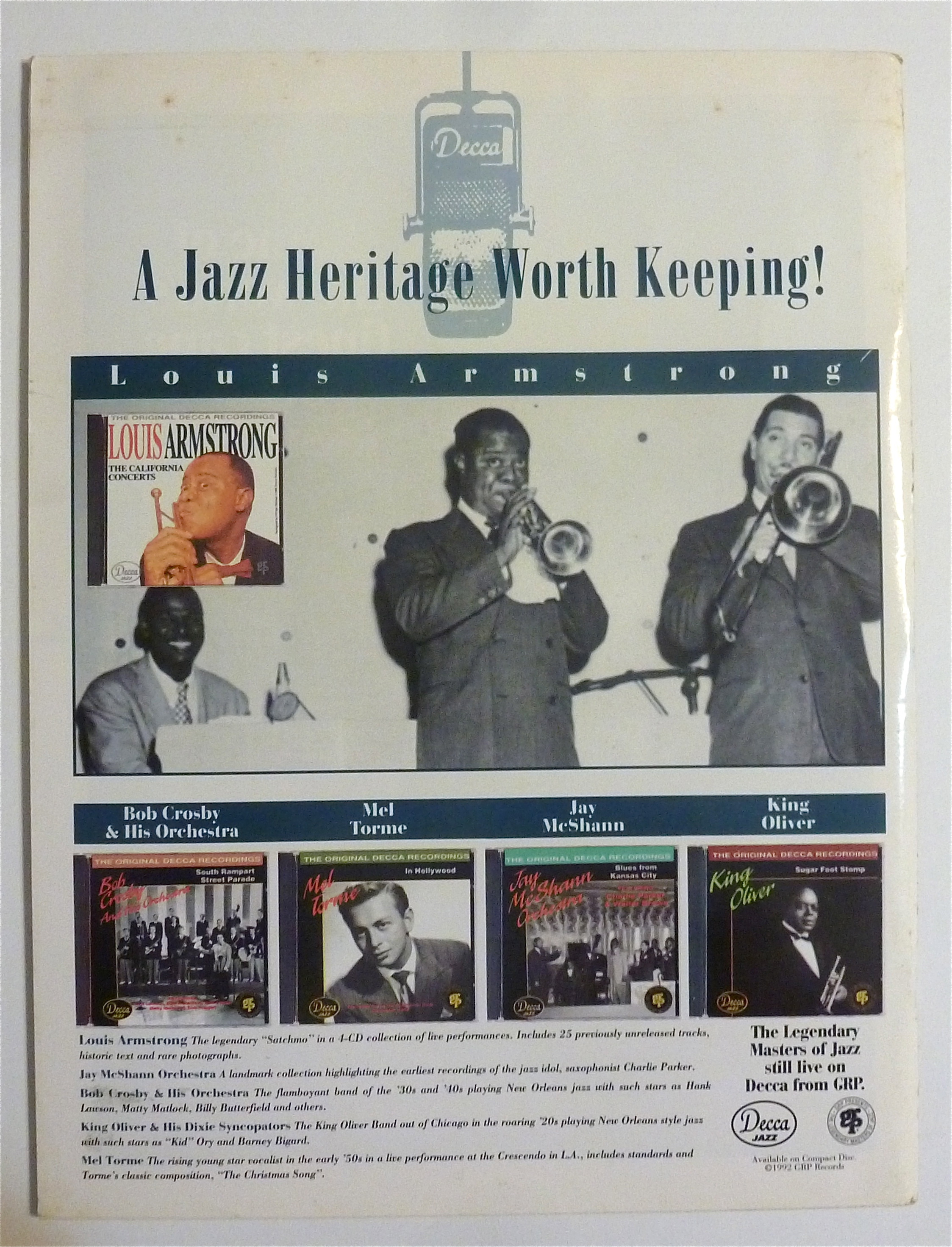 Jazz Times Magazine September 1992 Shirley Horn