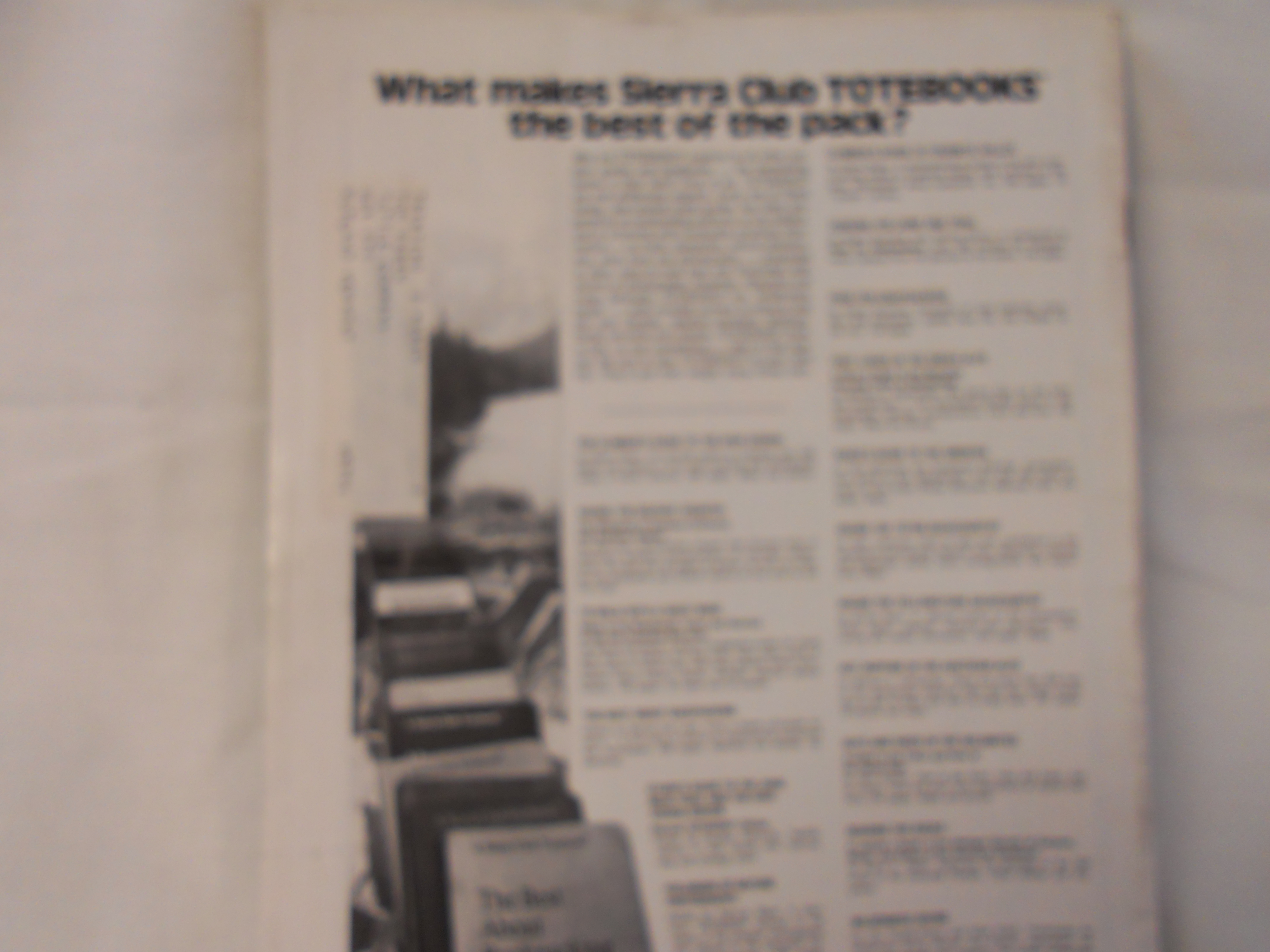 Sierra Club Magazine, CA., 1977