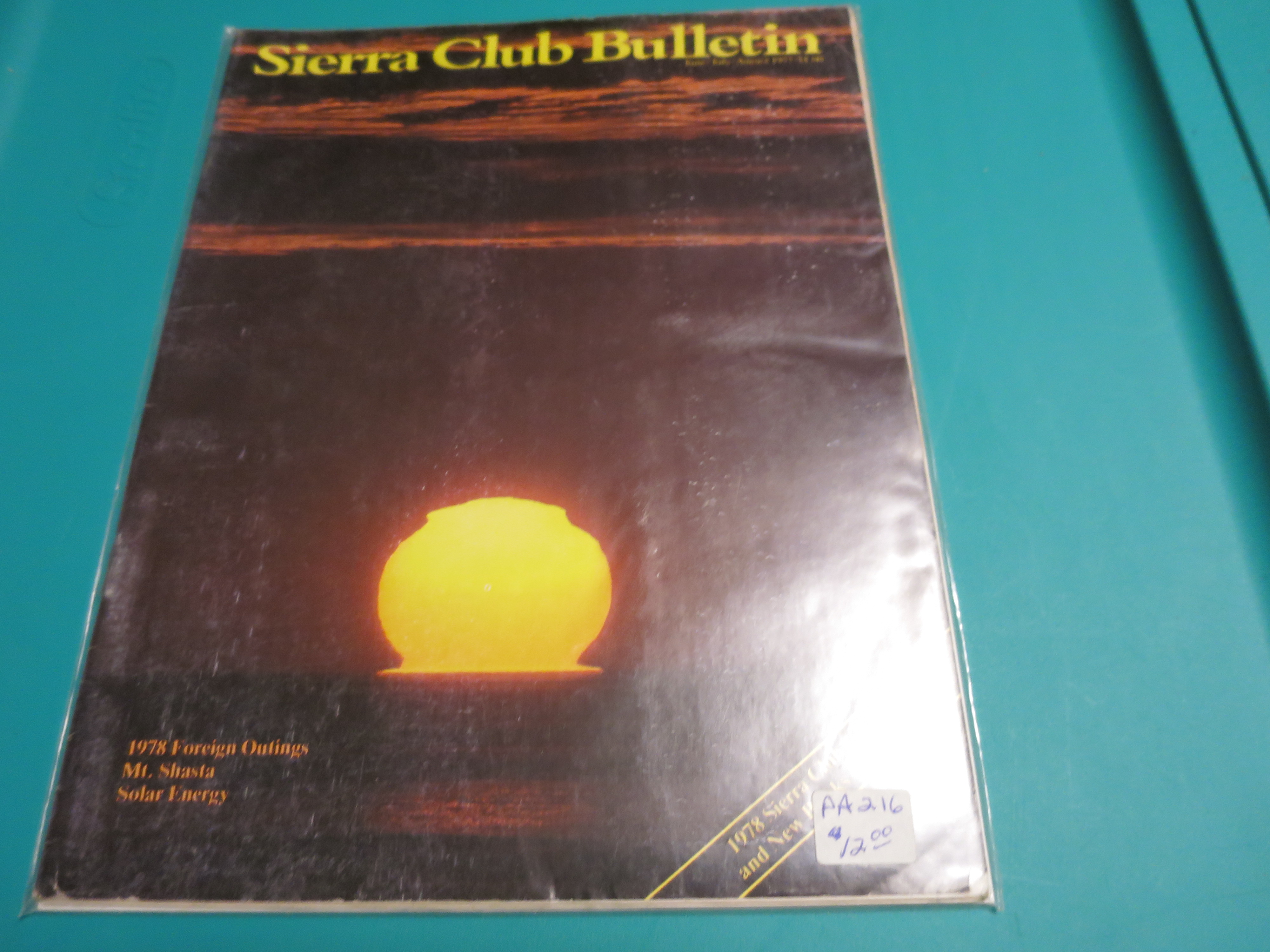 Sierra Club Magazine, CA., 1977