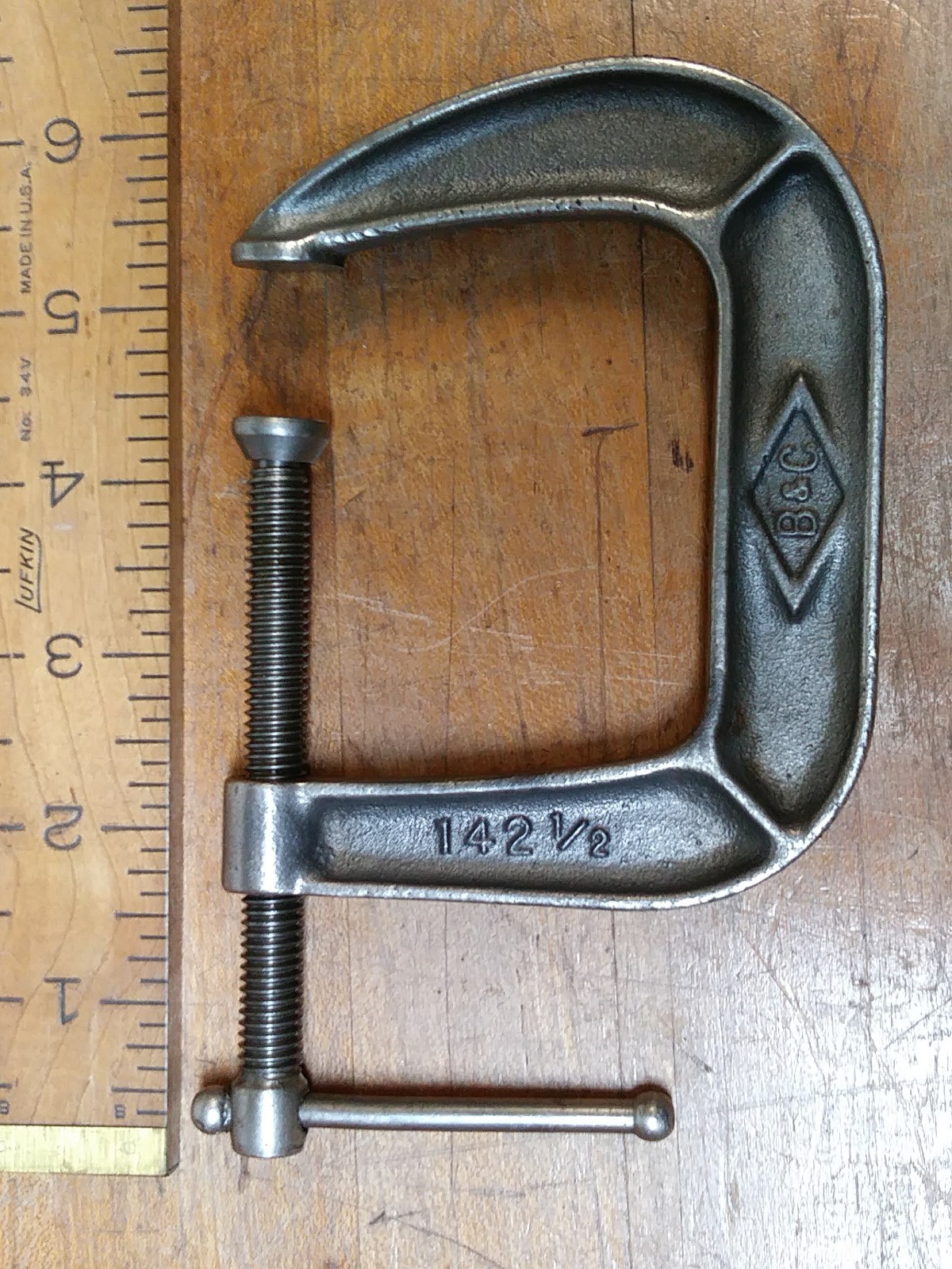 Brink & Cotton 2.5 inch C-Clamp No. 142-1/2