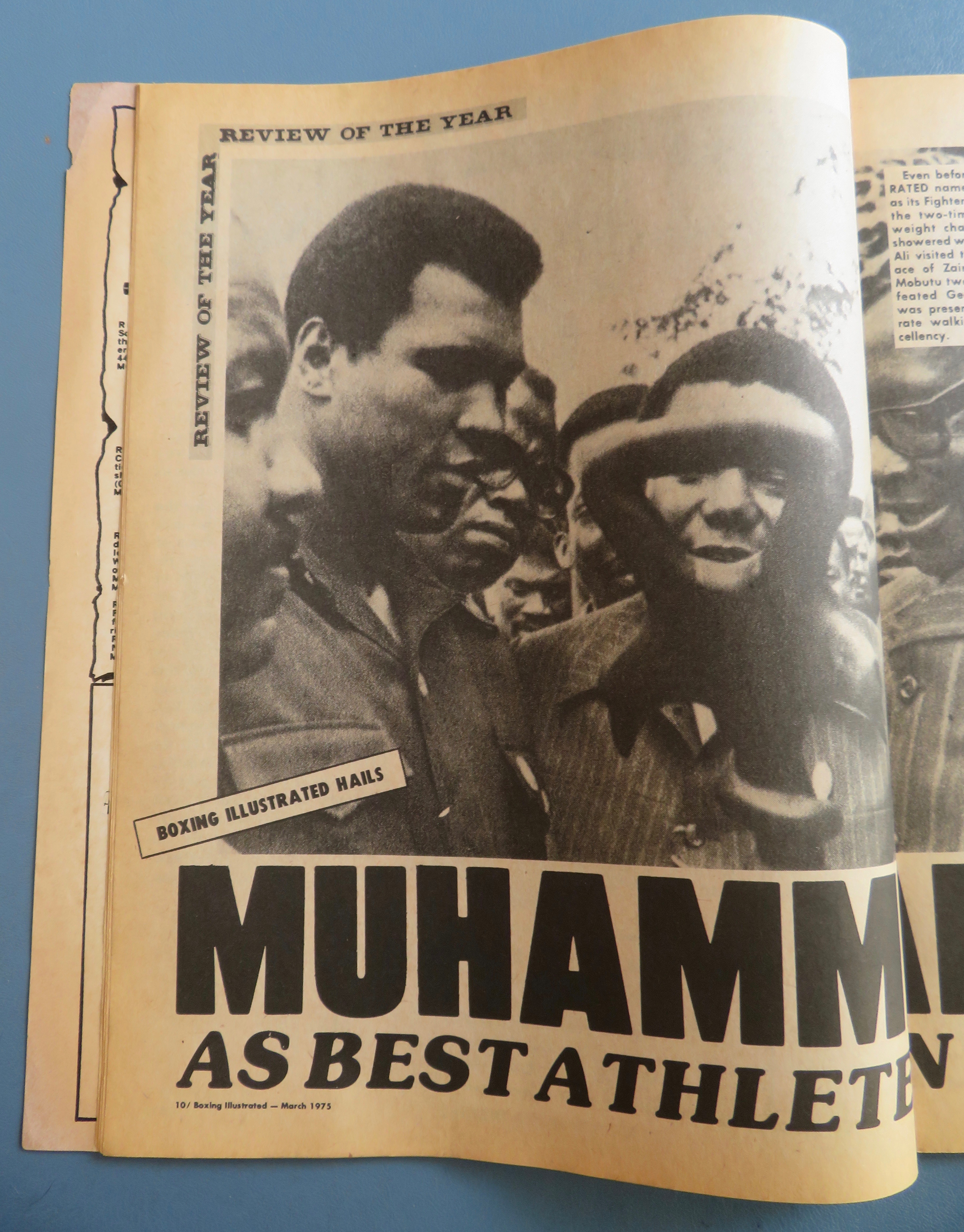 Boxing Illustrated Magazine March 1975 Ali's Supremacy