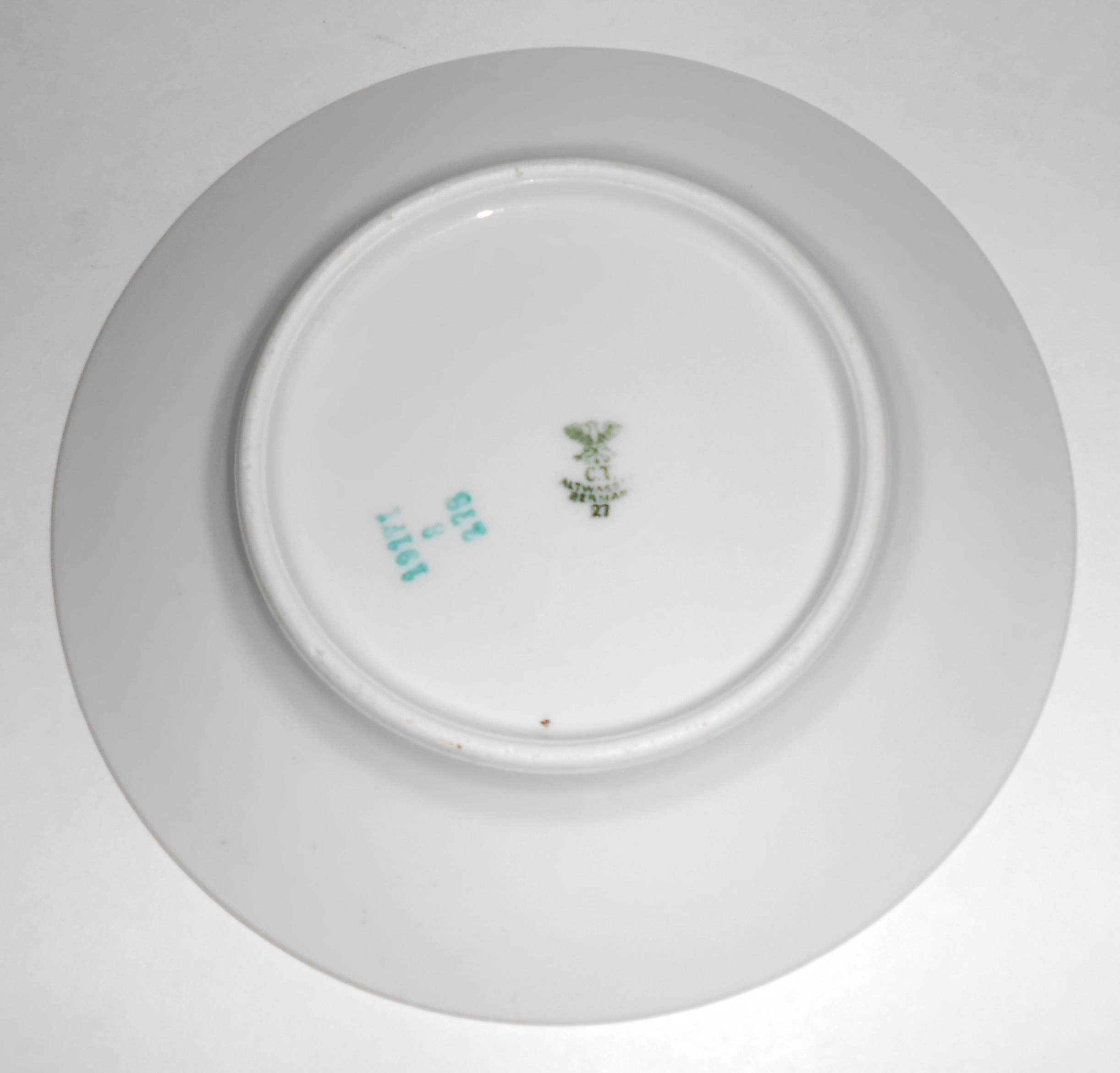 C. Tielsch Germany China Oriental Woman Scenic Plate!