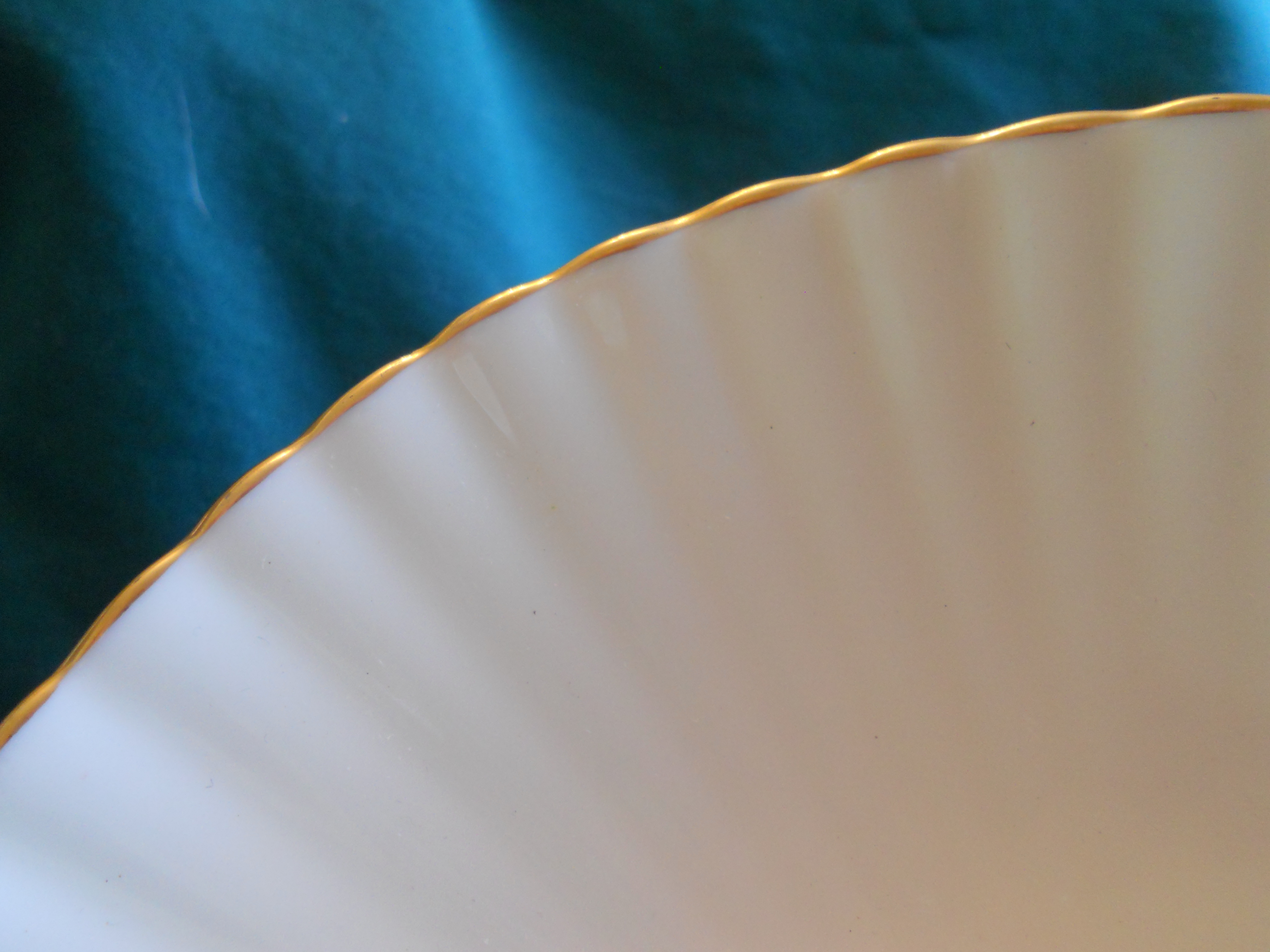 Lenox China Ivory Pedestal Bowl Gold Trim