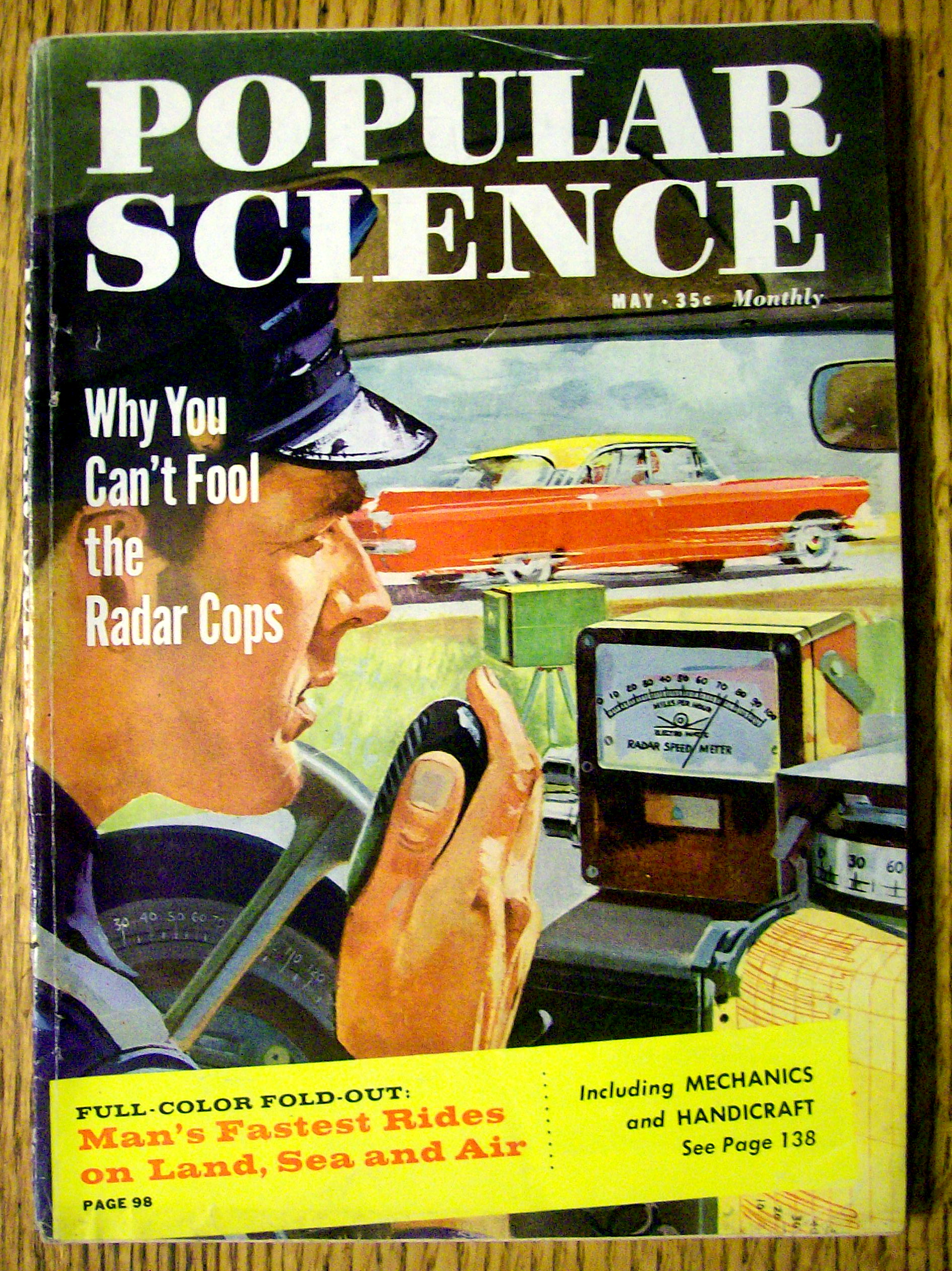 Popular Science May 1959 Can't Fool The Radar Cops