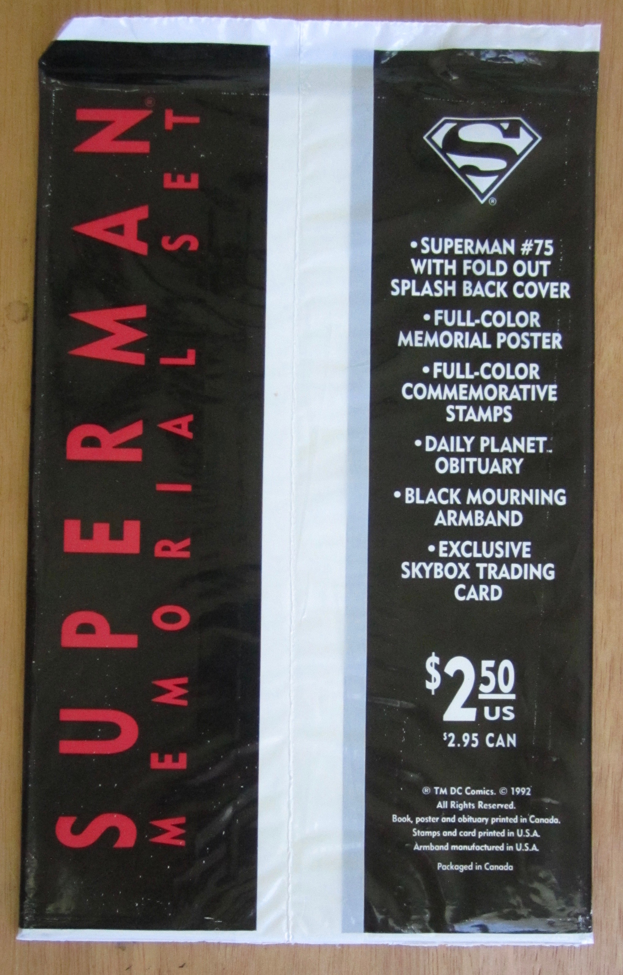 1992 Superman Memorial Set (Sealed)