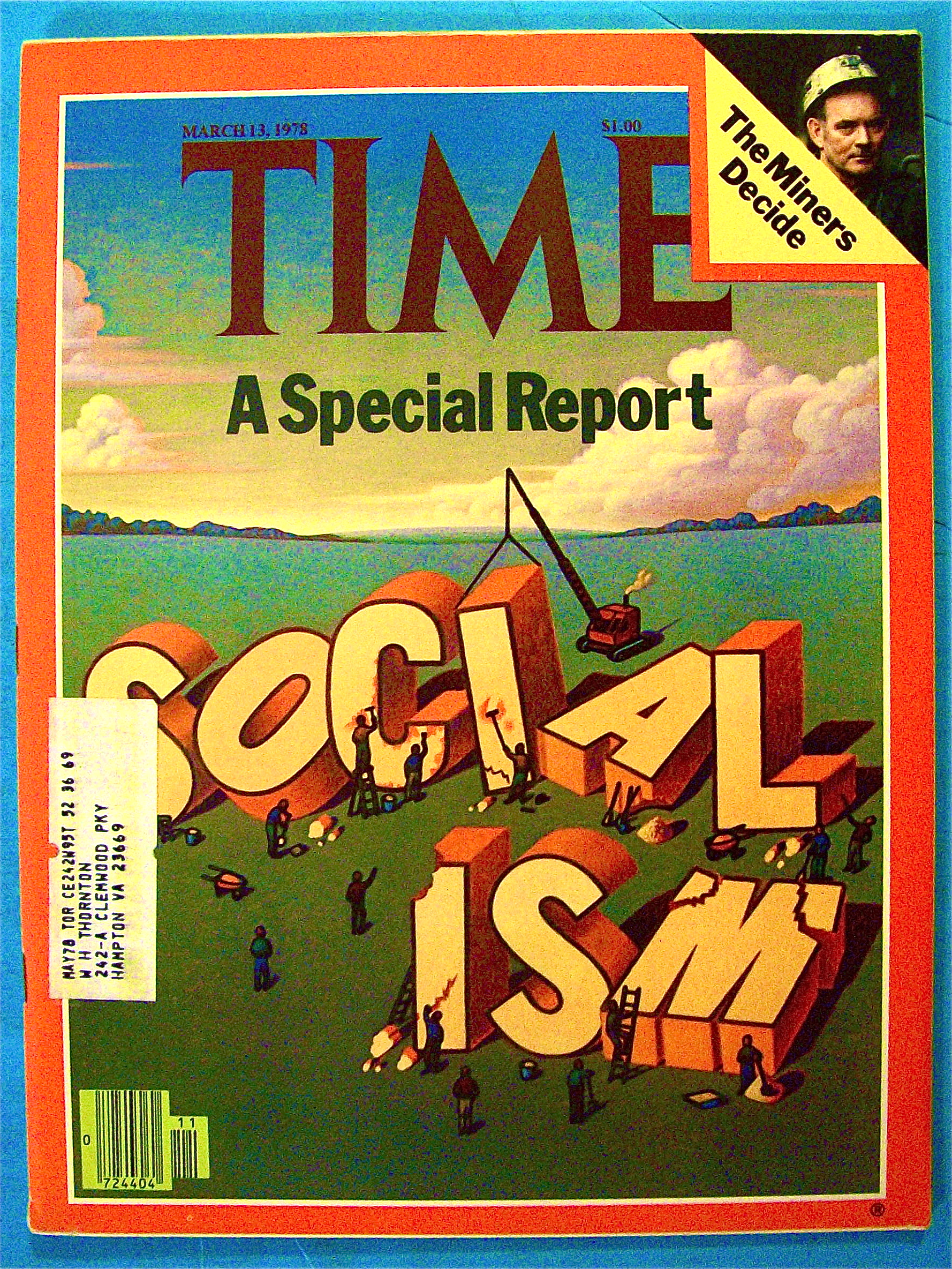 Time Magazine March 13, 1978 Socialism