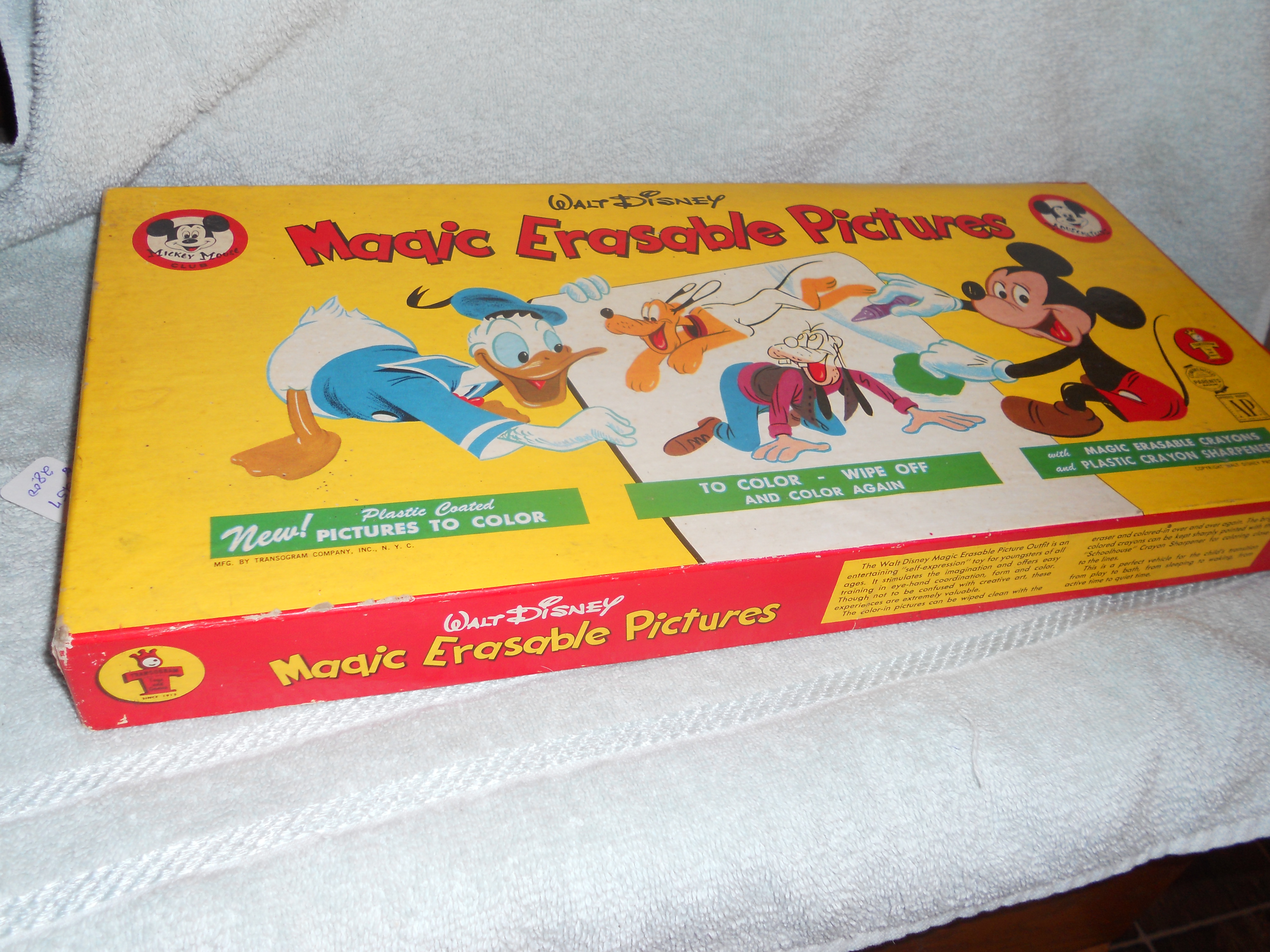 Disney Magic Erasable Pictures Set