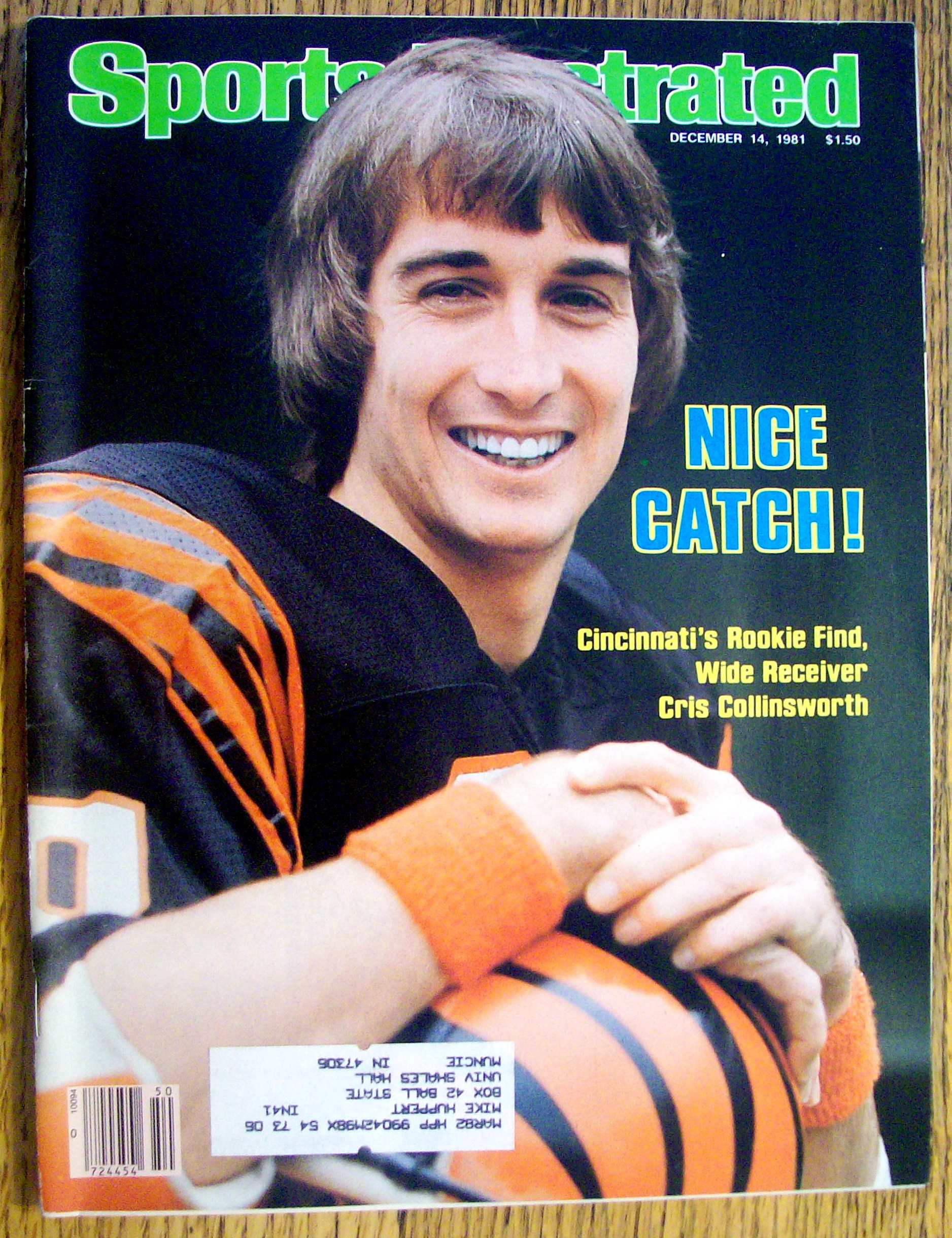 Sports Illustrated Magazine-Dec 14, 1981-C Collinsworth