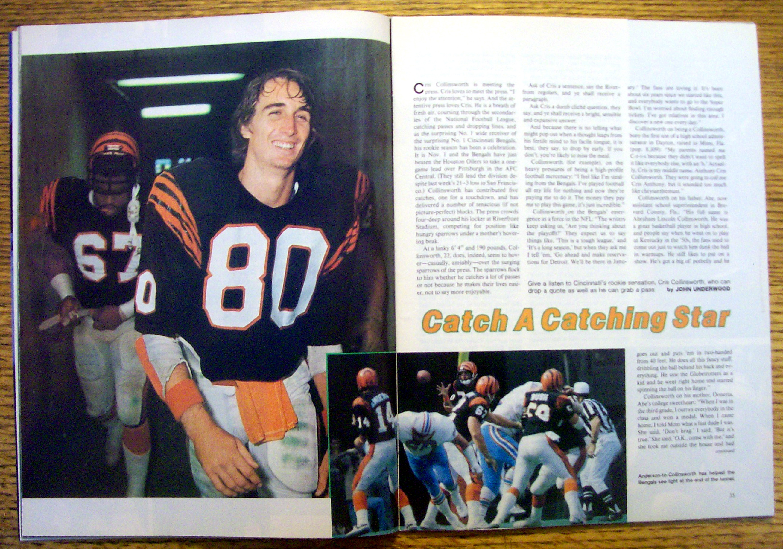Sports Illustrated Magazine-Dec 14, 1981-C Collinsworth