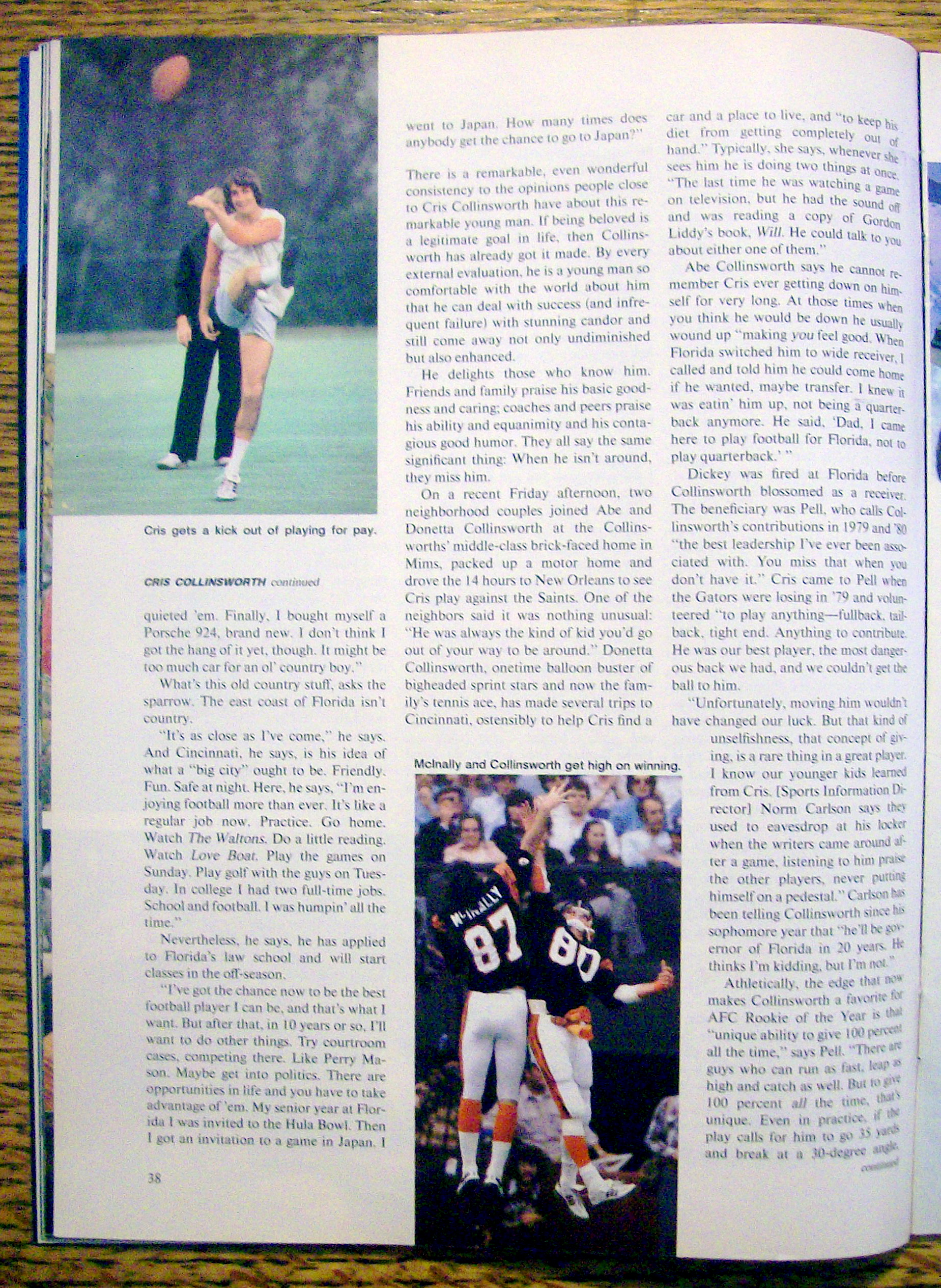 Sports Illustrated Magazine-Dec 14, 1981-C Collinsworth