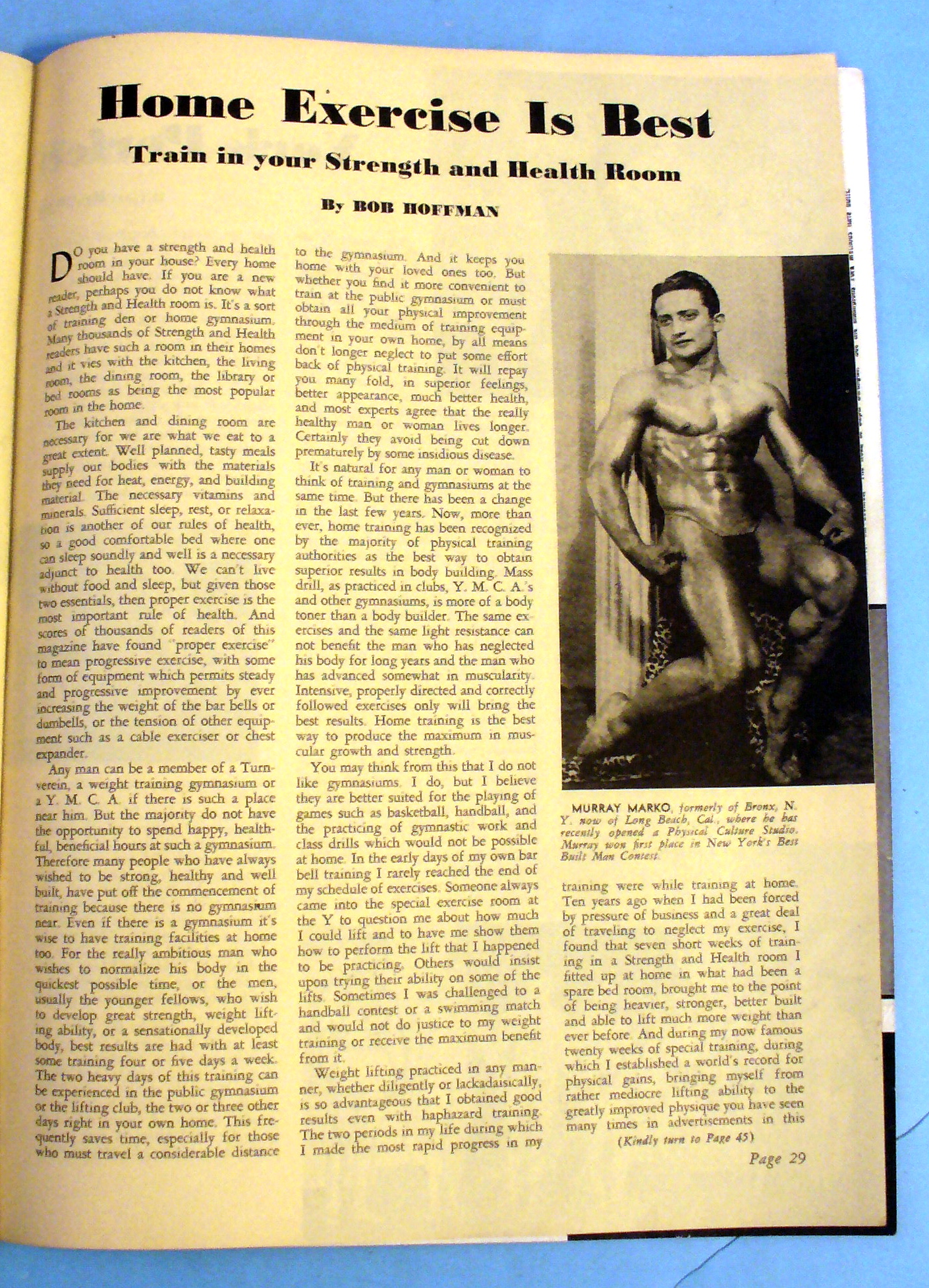 Strength & Health Magazine January 1940 John Grimek