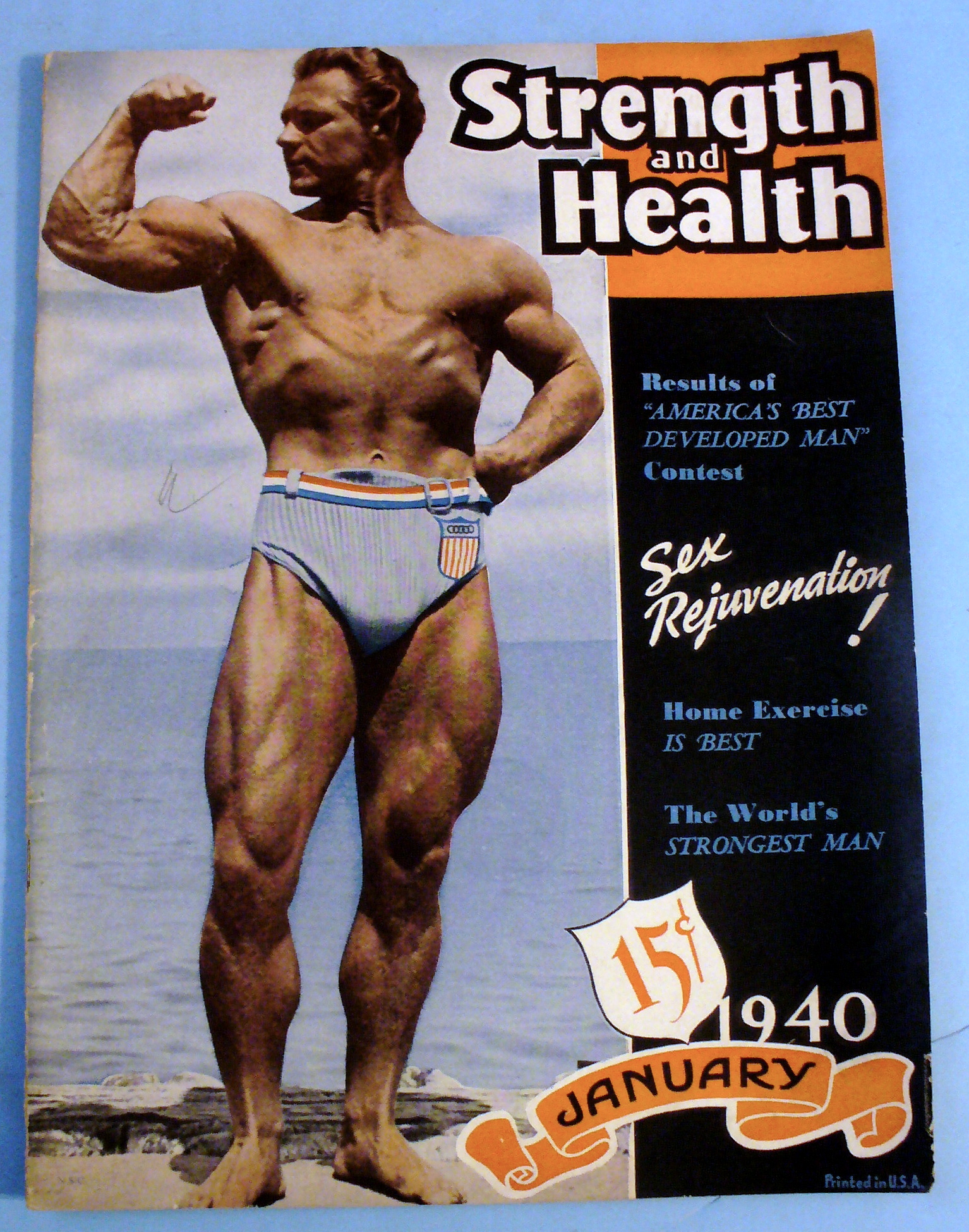Strength & Health Magazine January 1940 John Grimek
