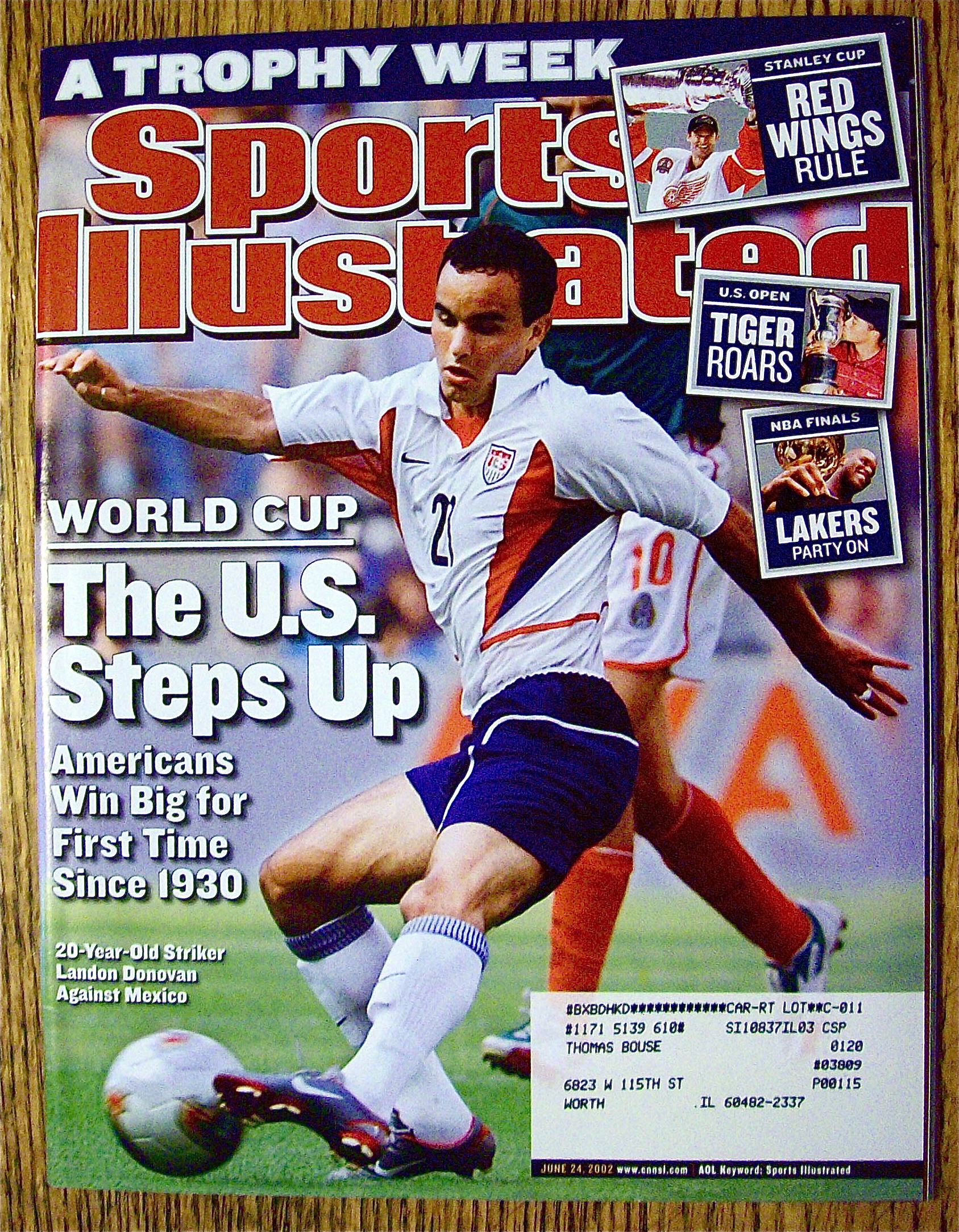 Sports Illustrated Magazine June 24, 2002 L. Donovan