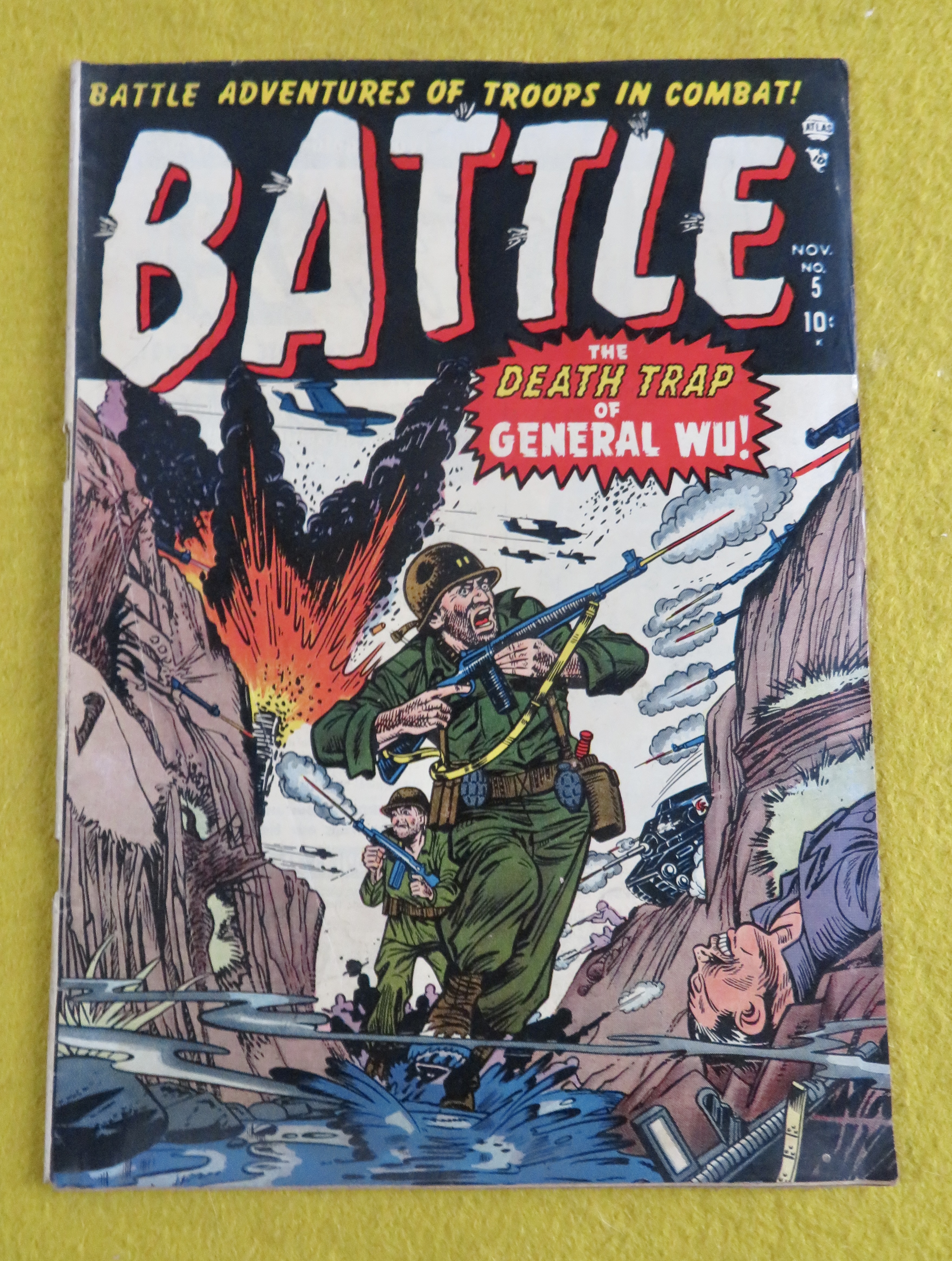 Battle Comic November 1951 Death Trap Of General Wu