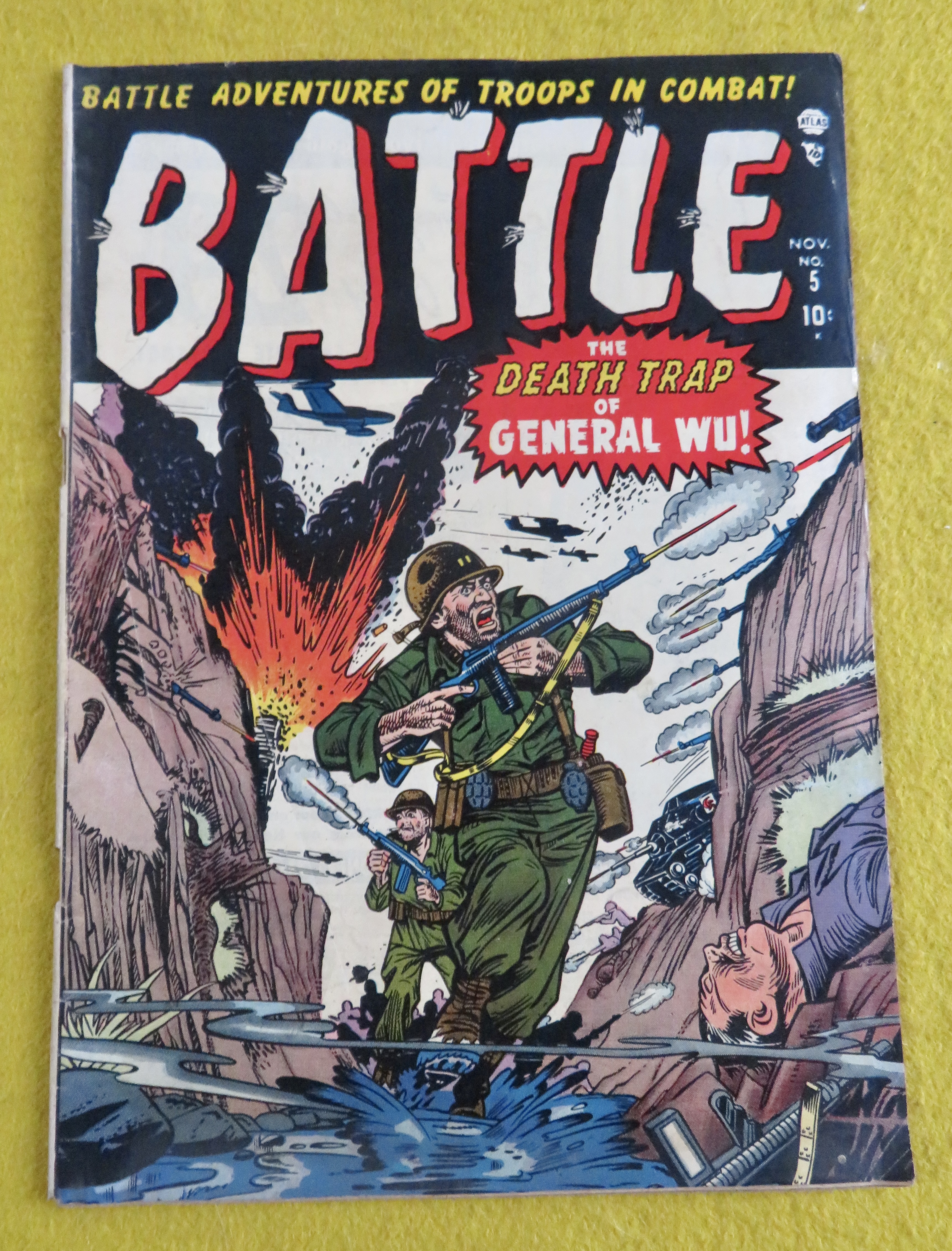 Battle Comic November 1951 Death Trap Of General Wu