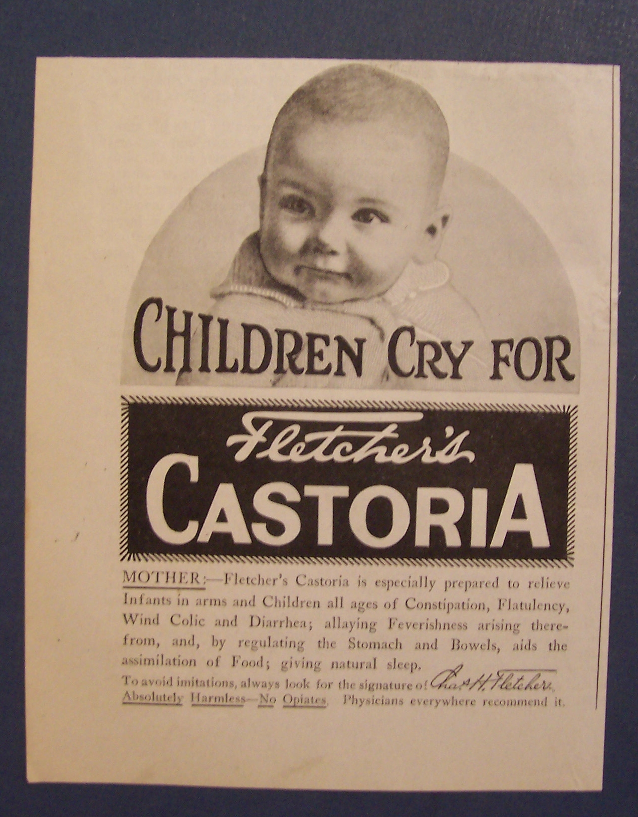 1924 Fletcher's Castoria