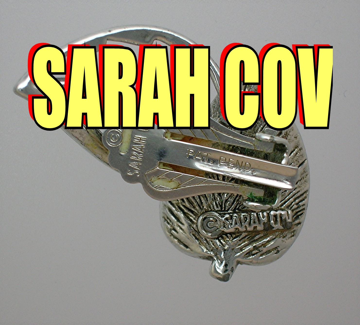 Silver Clip Earrings Sarah Coventry.