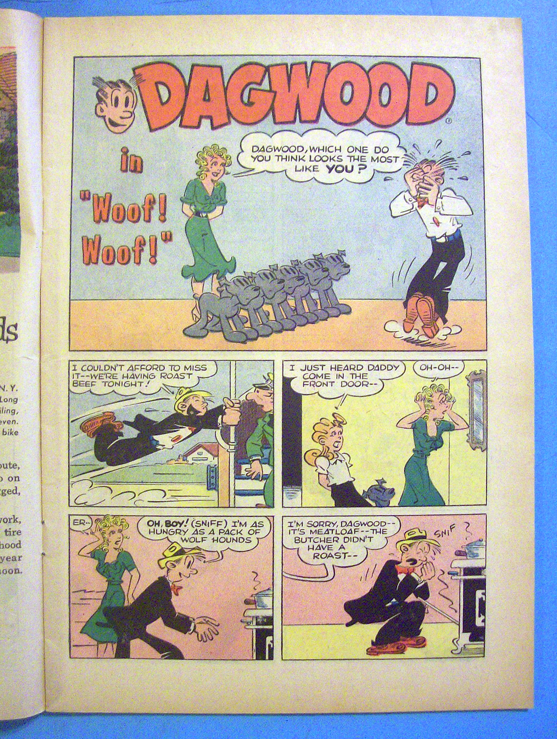 Dagwood Comic #102 July 1959 Woof! Woof!
