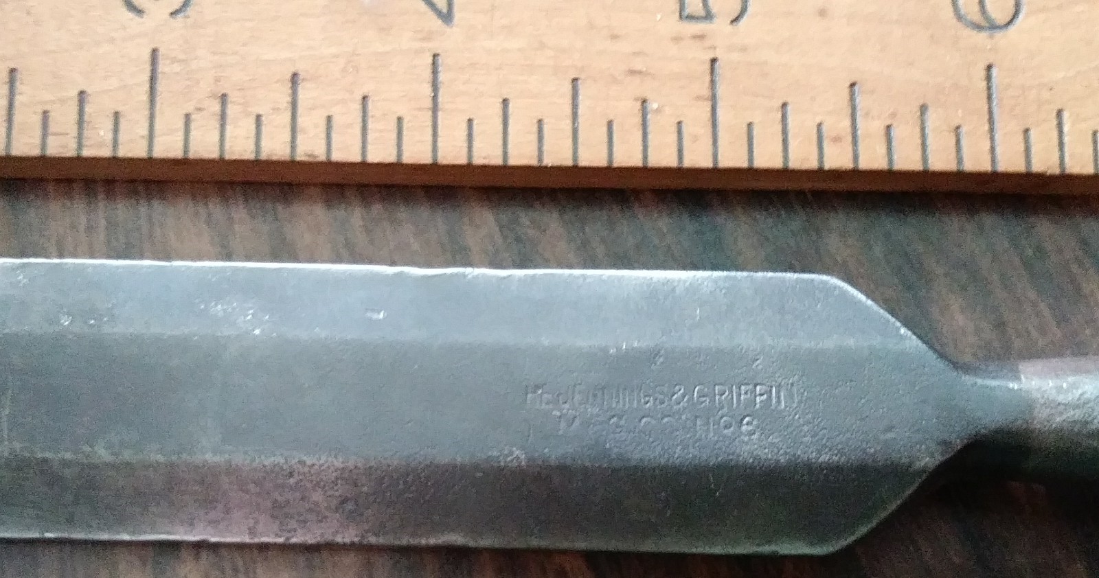 Jennings & Griffin 1 inch Socket Bevel Chisel