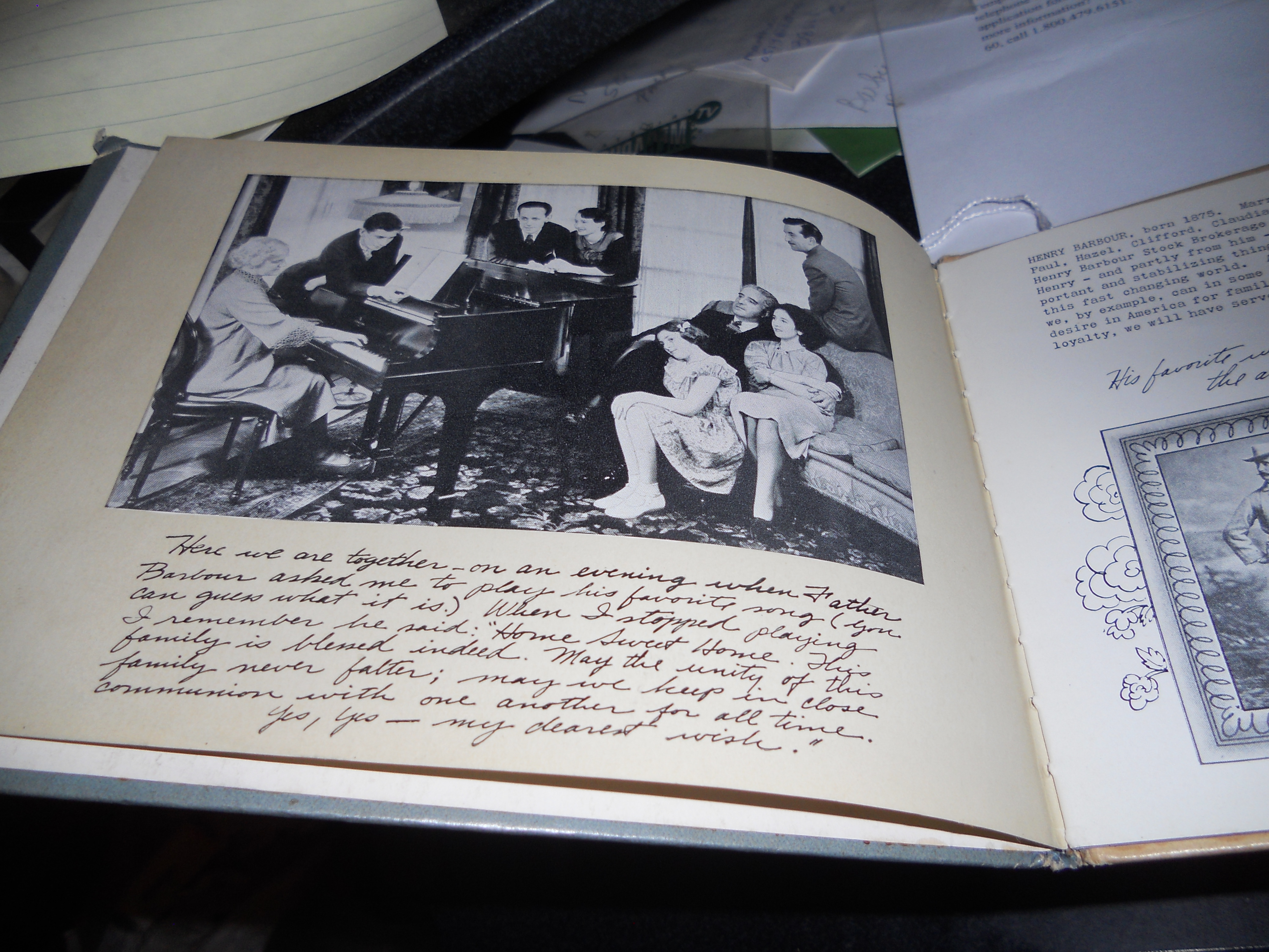 Fanny Barbour Memory Book 1940